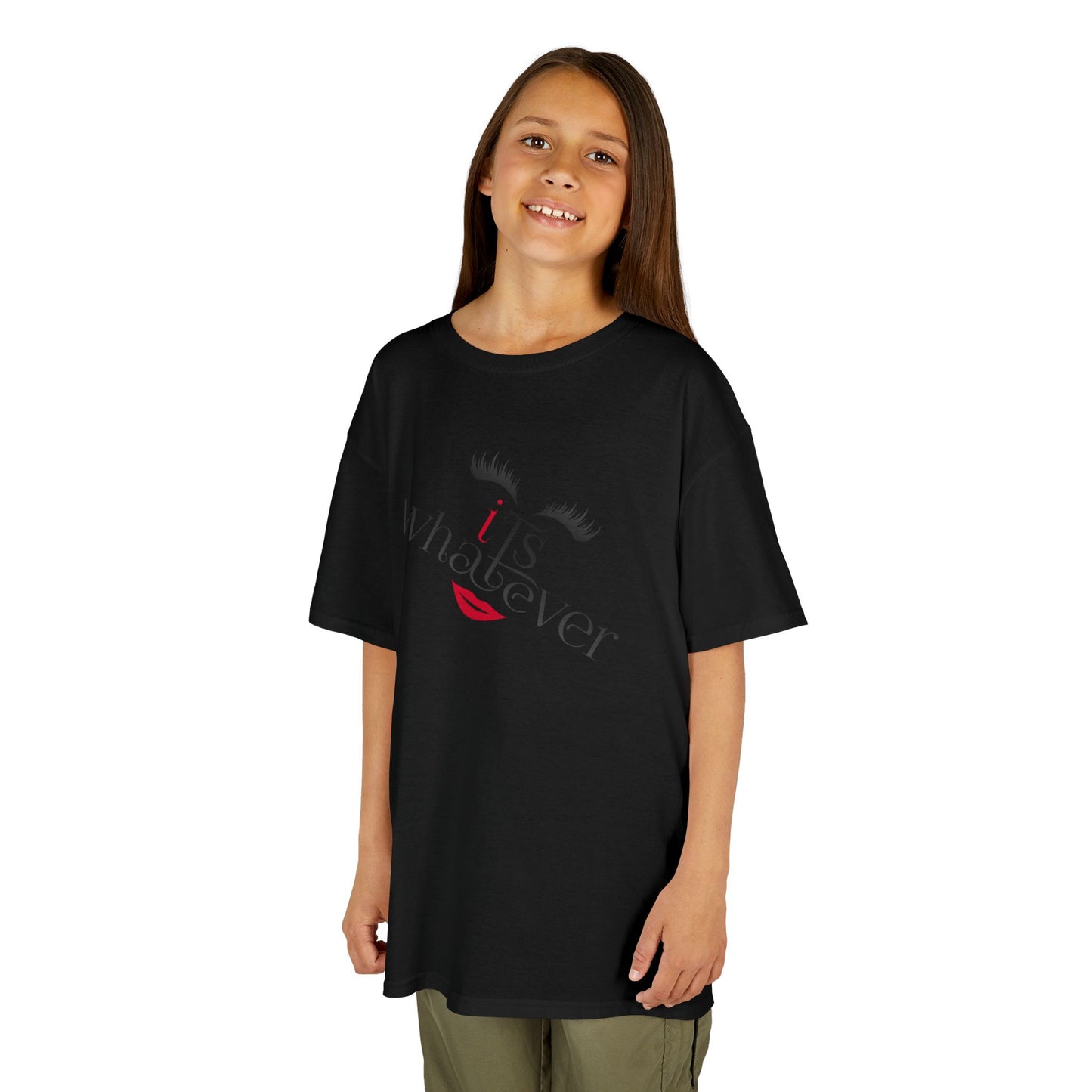 Kids Tee - 'It's Whatever' Trendy Fun Cotton T-Shirt