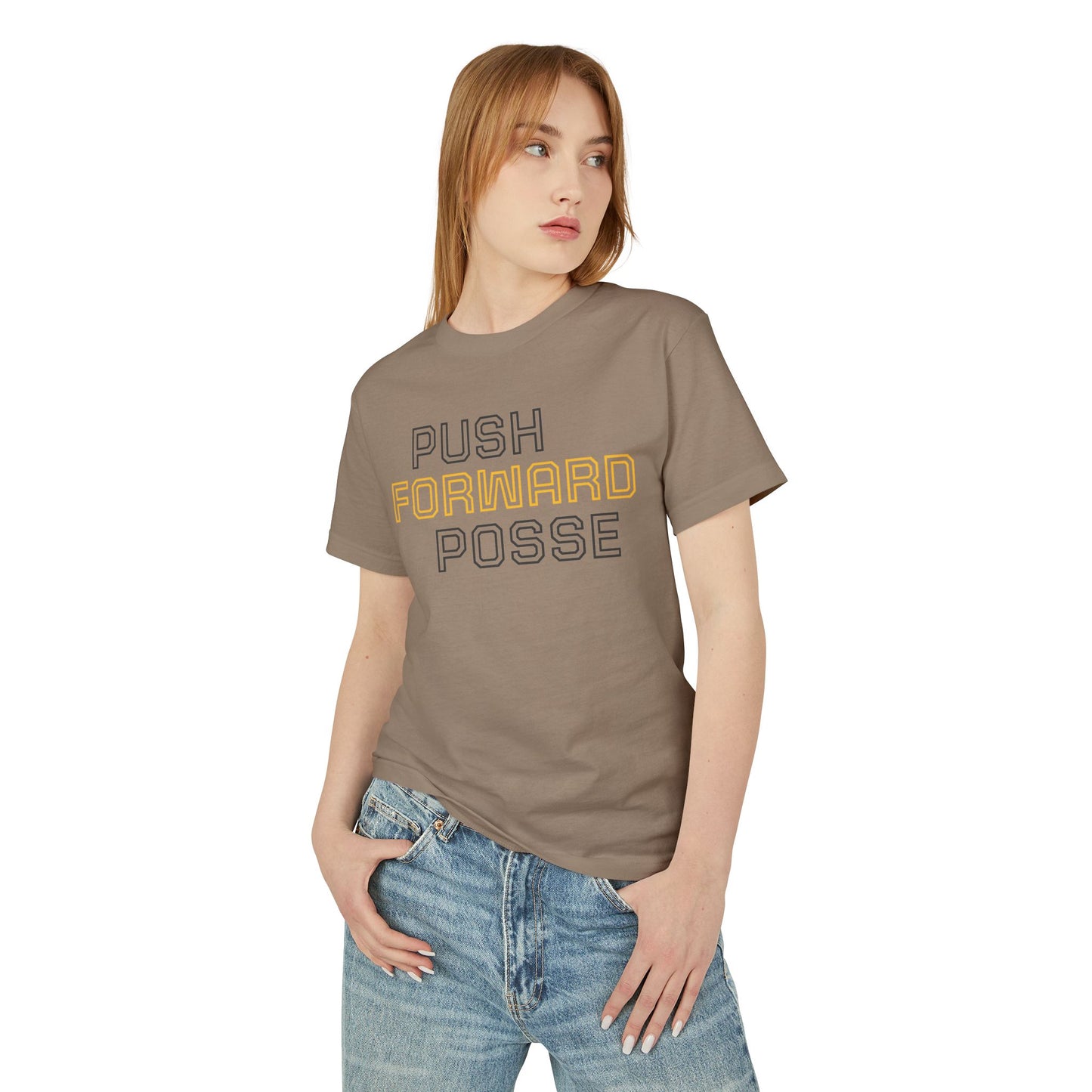 Push Forward Posse Tee - Unisex Heavyweight Cotton Shirt