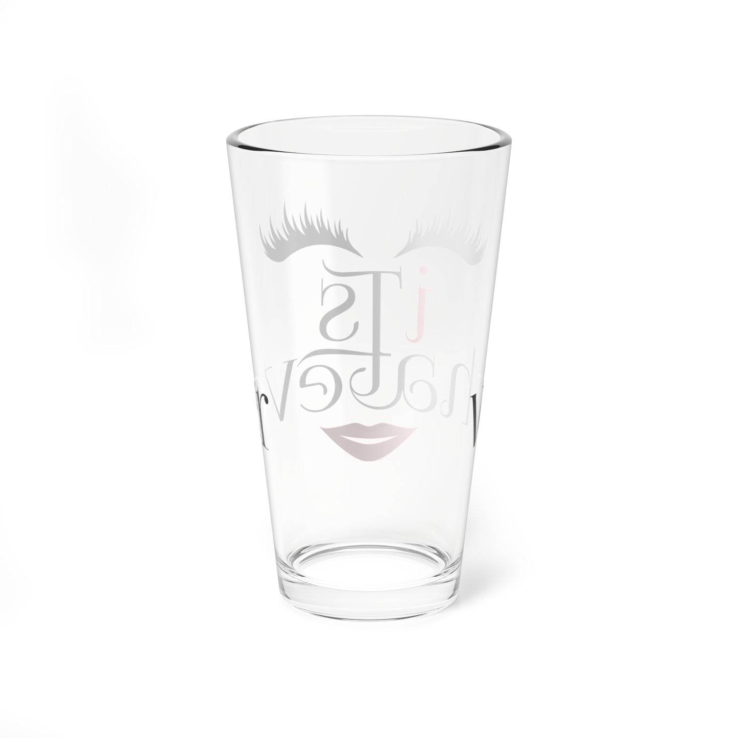 Funny Mixing Glass - 16oz Cocktail Glass for Parties & Celebrations