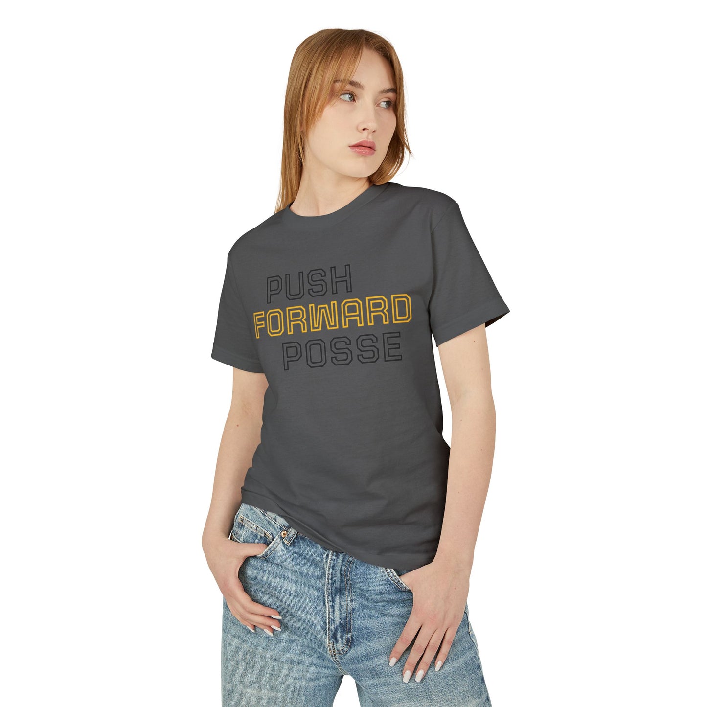 Push Forward Posse Tee - Unisex Heavyweight Cotton Shirt