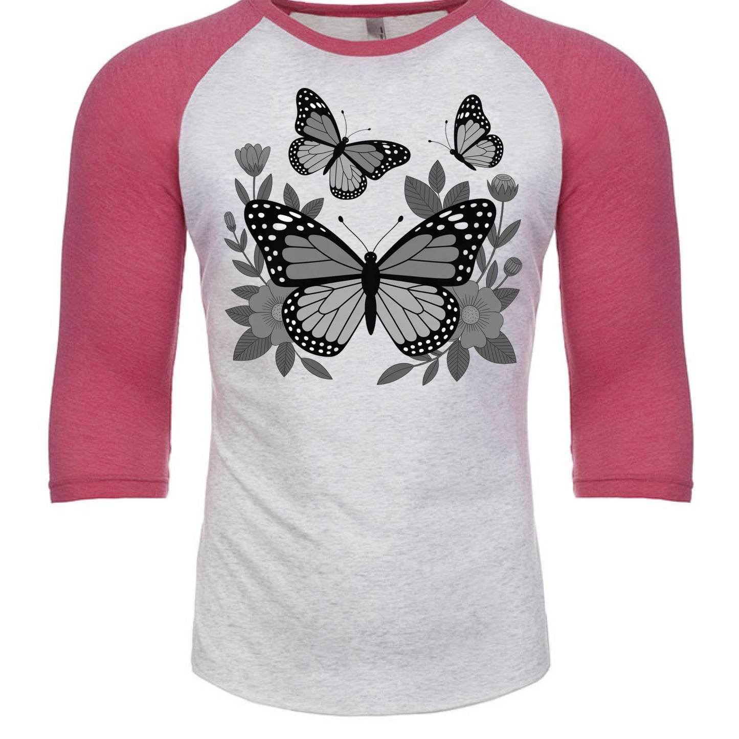 Vintage Pink/ Heather White - FRONT