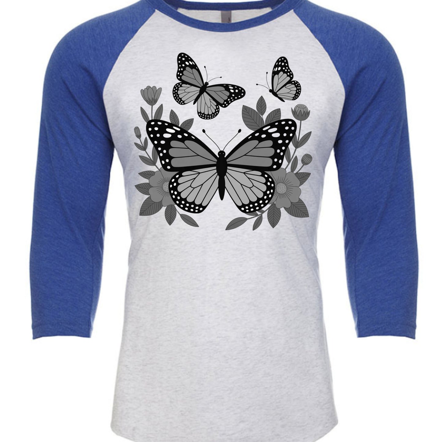 Vintage Royal/ Heather White - FRONT