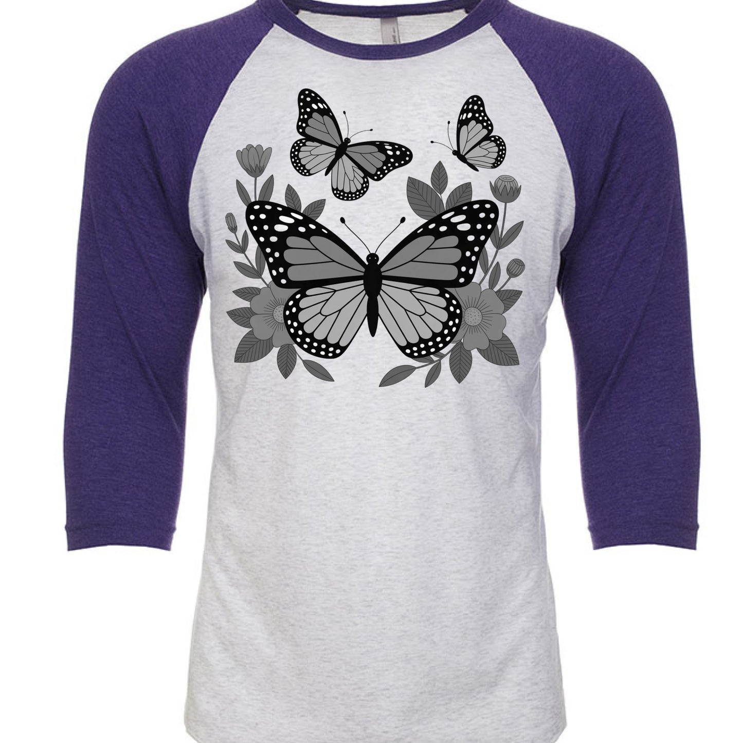 Purple Rush/ Heather White - FRONT