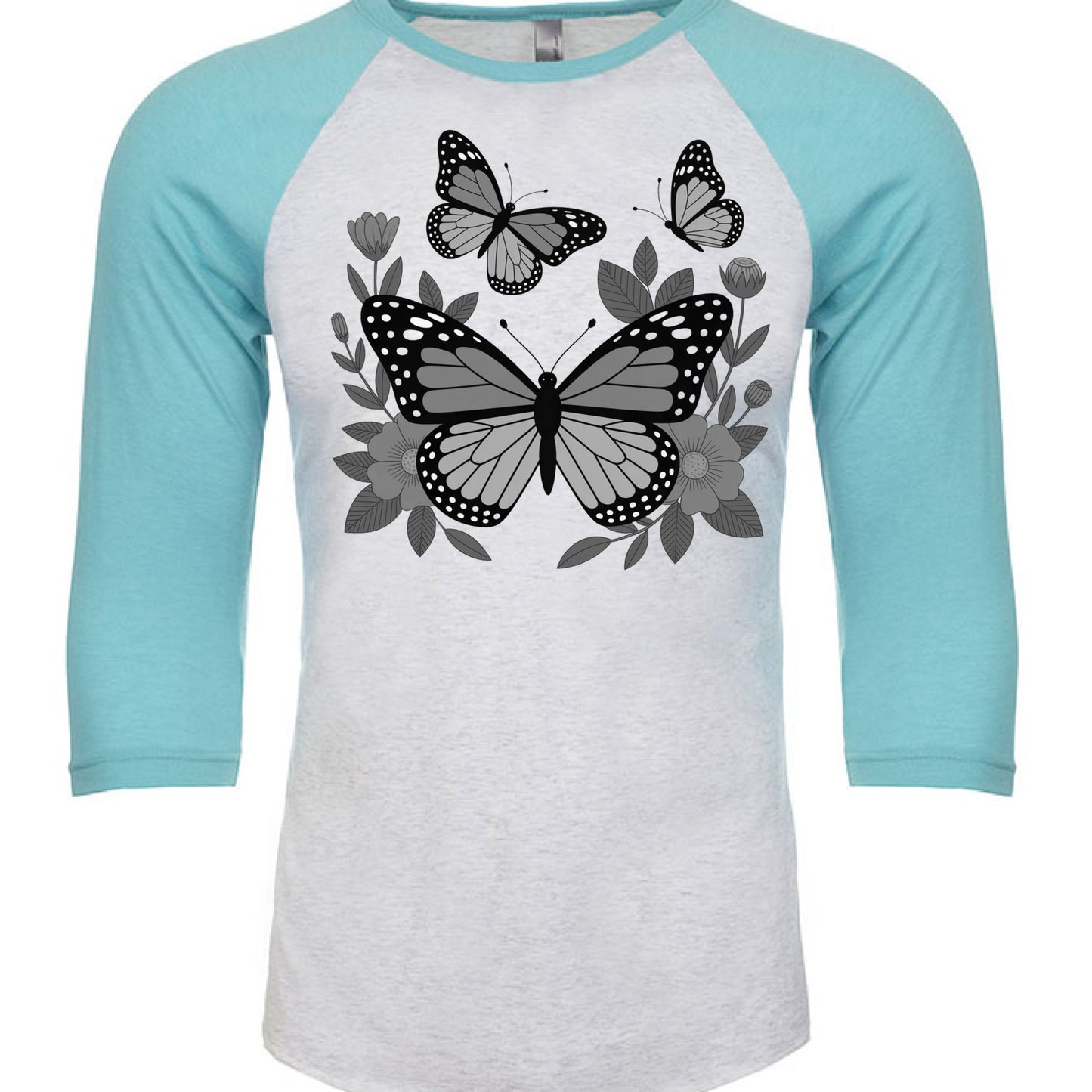 Tahiti Blue/ Heather White - FRONT