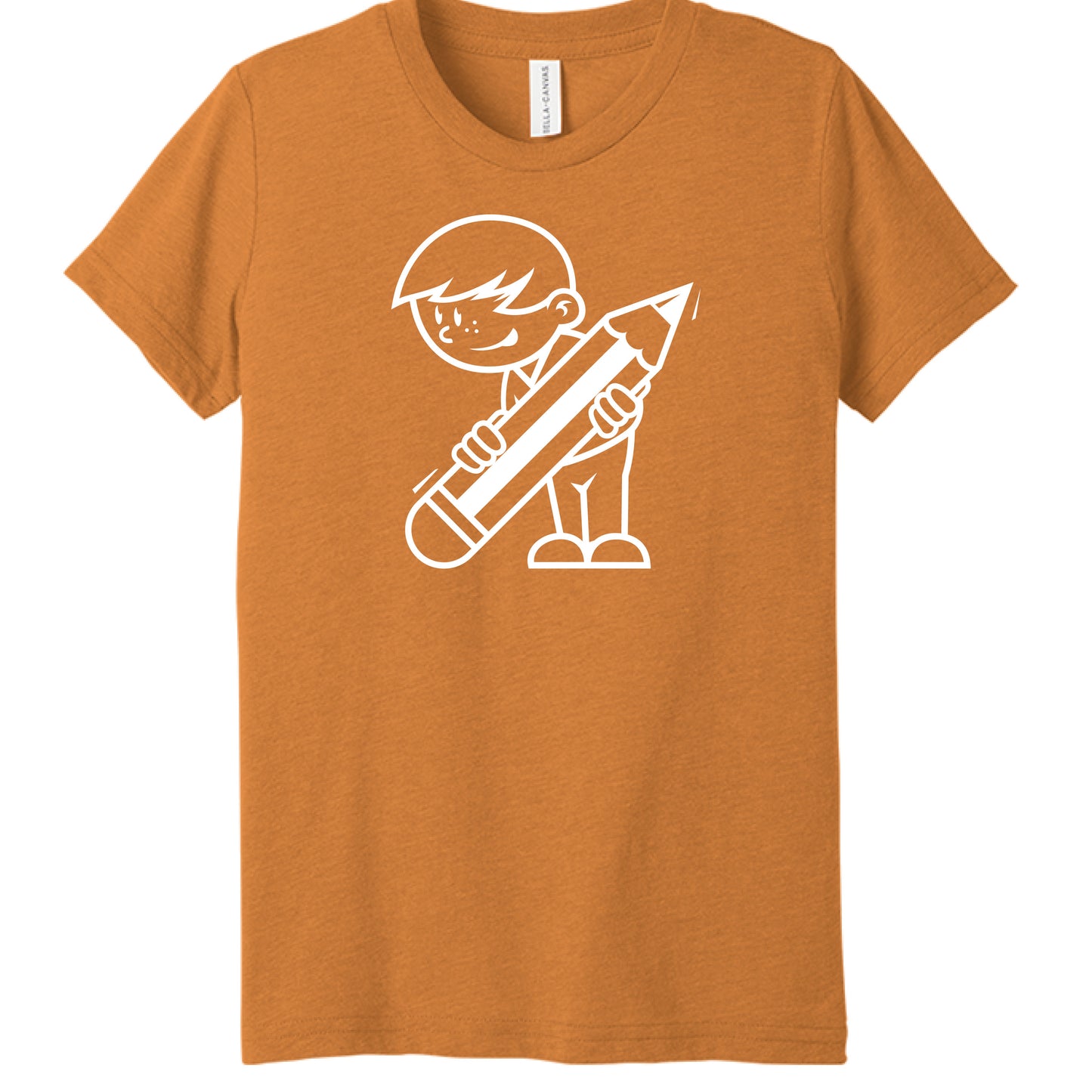 Orange Triblend - FRONT