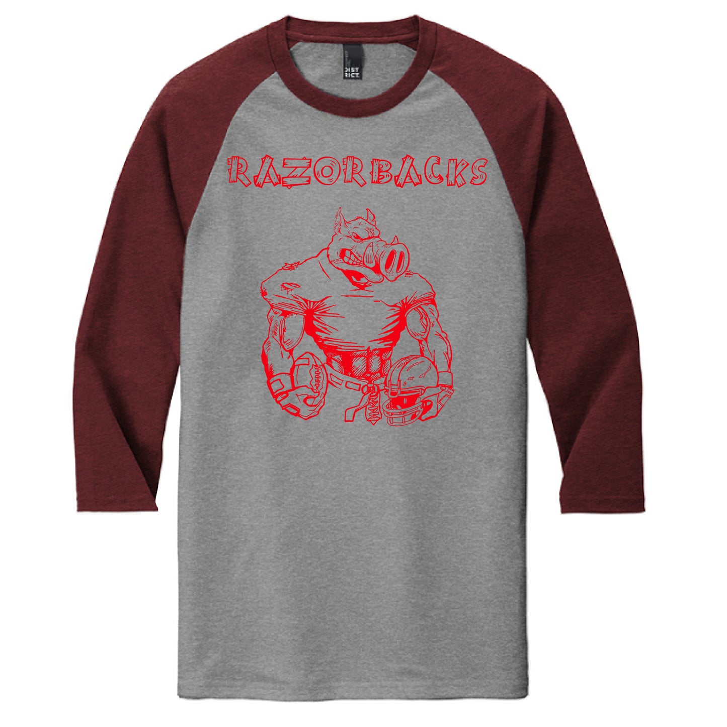 Maroon Fr/Gy F - FRONT