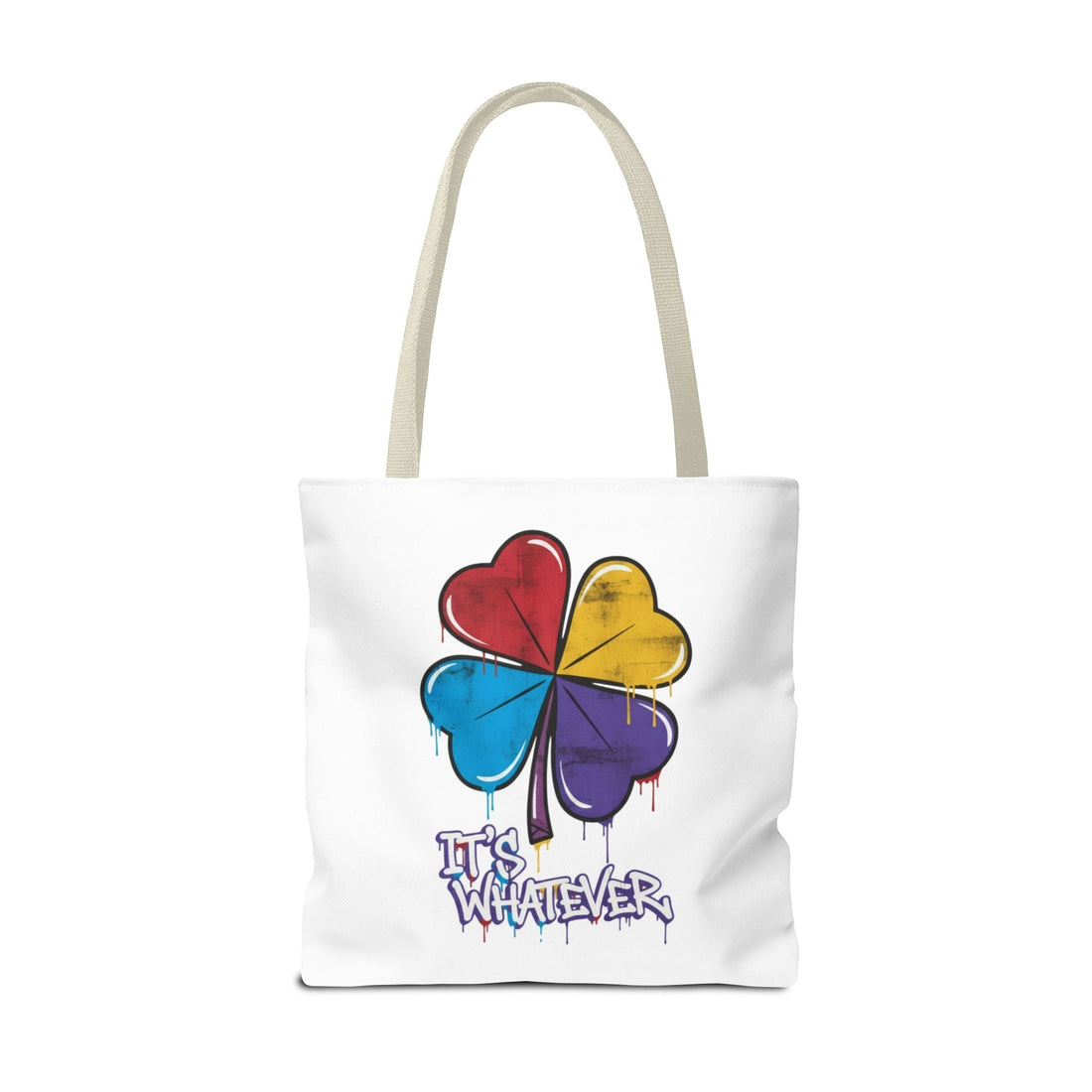 Lucky, Not Lazy: The Rainbow Clover Tote Bag