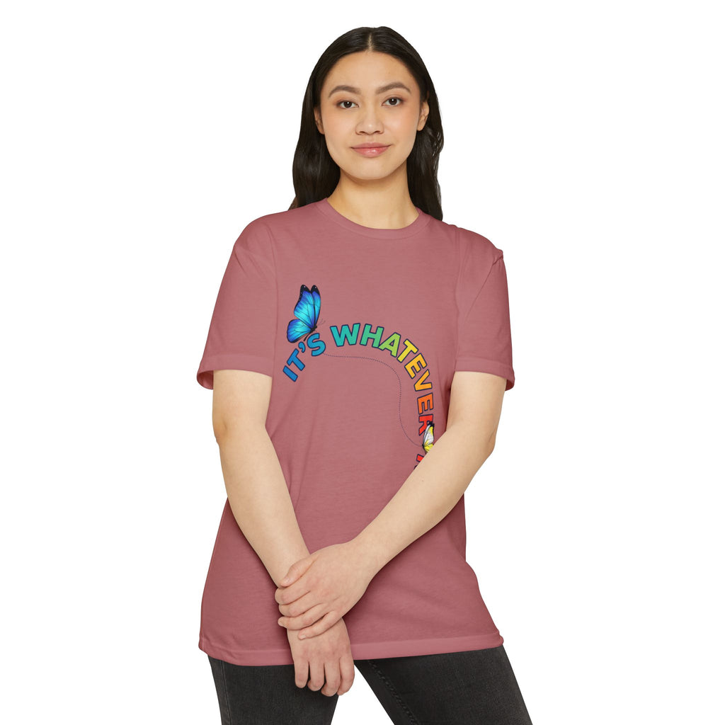 It's Whatever Colorful Butterfly Tee