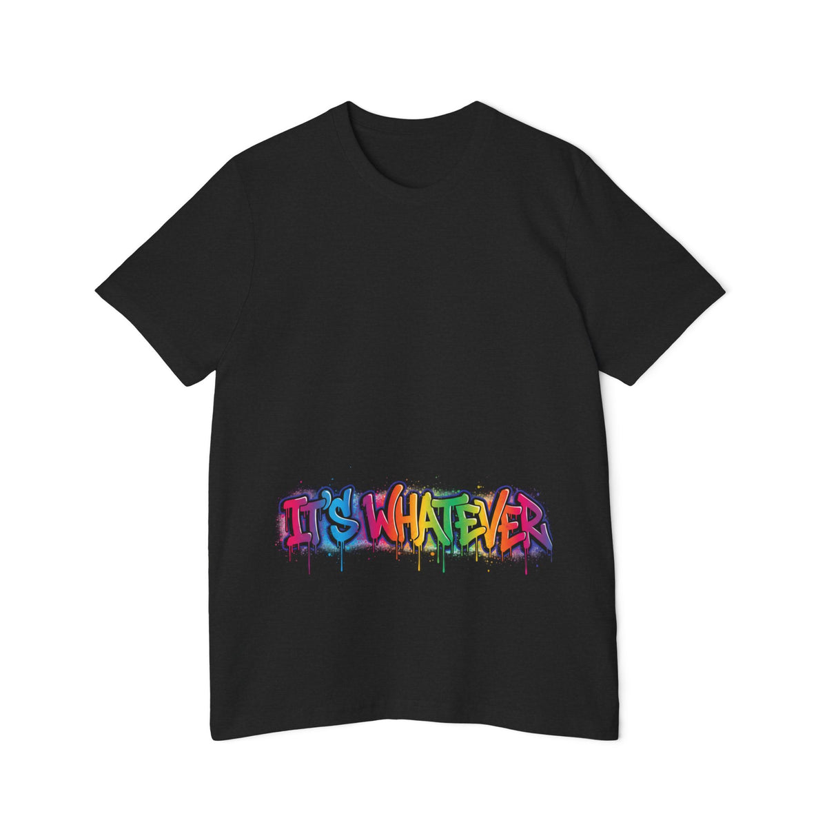 IT'S WHATEVER Graffiti Tee — Colorful Streetwear