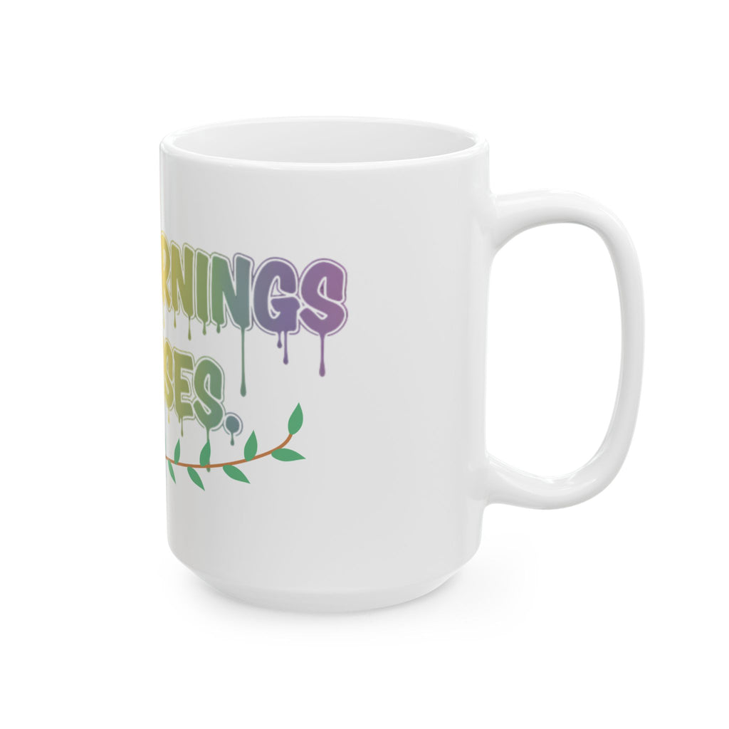 Soft Mornings. She Rises. — Inspirational Ceramic Mug