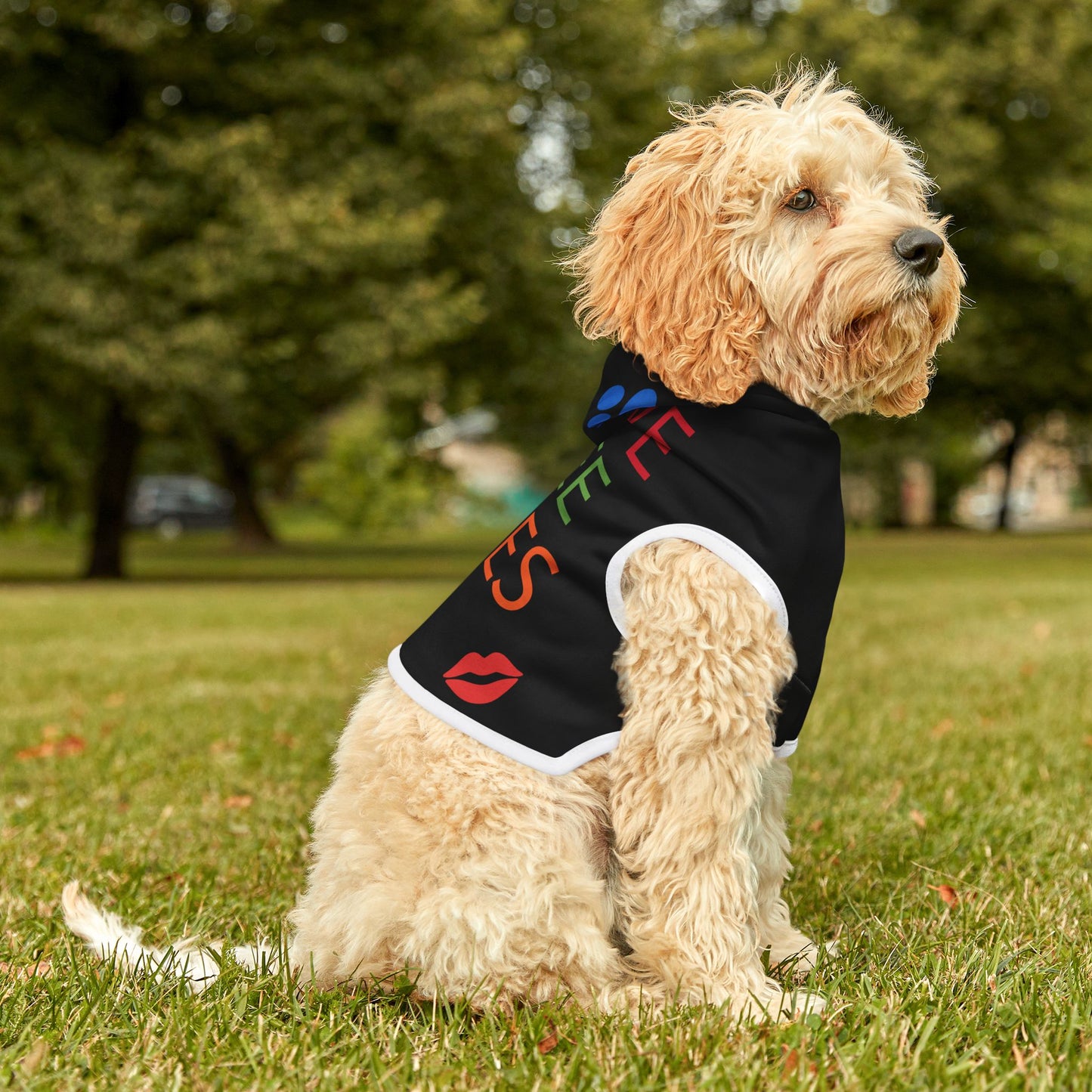 I Give Free Kisses Pet Hoodie - Fun & Cozy Dog Apparel for Pet Lovers