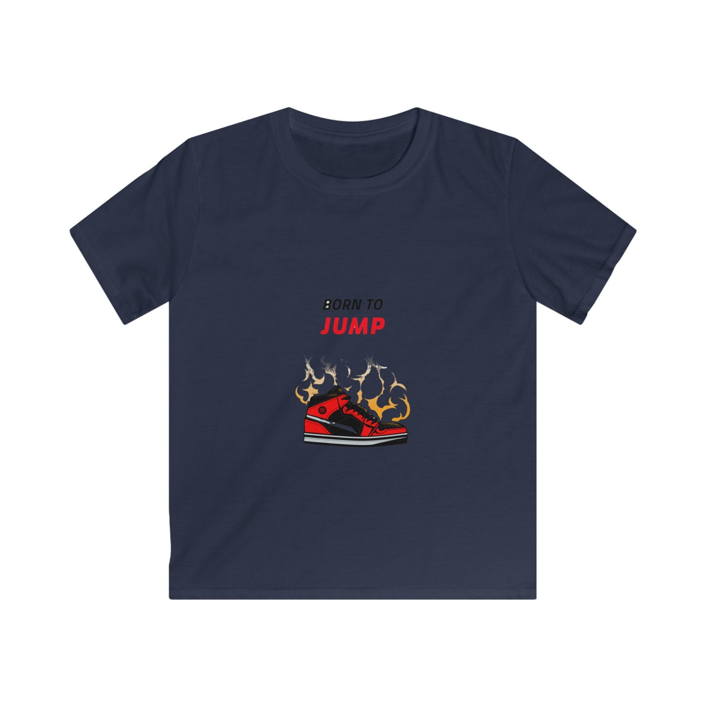 Kids T-shirt Born To Jump