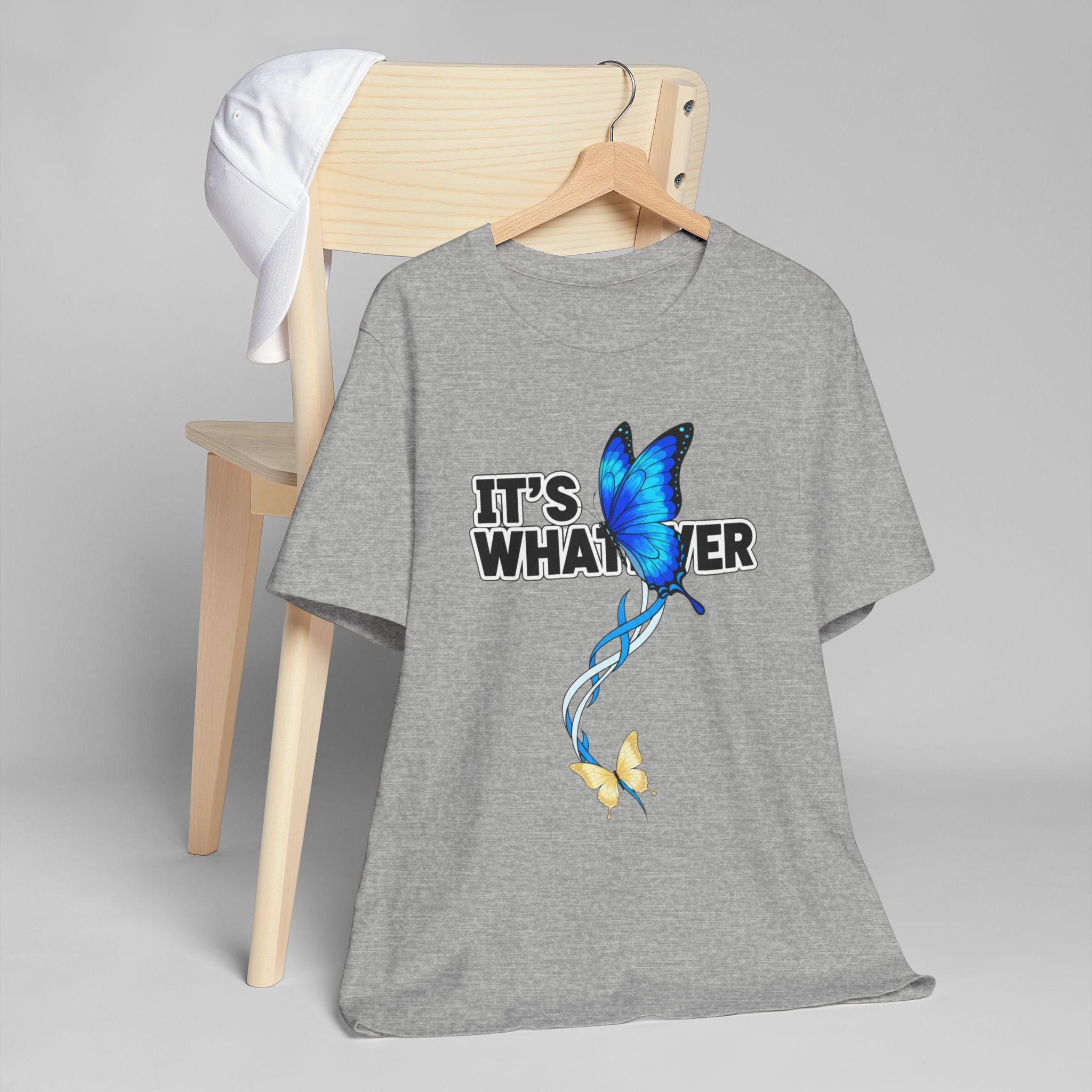 It's Whatever Blue Butterfly Tee