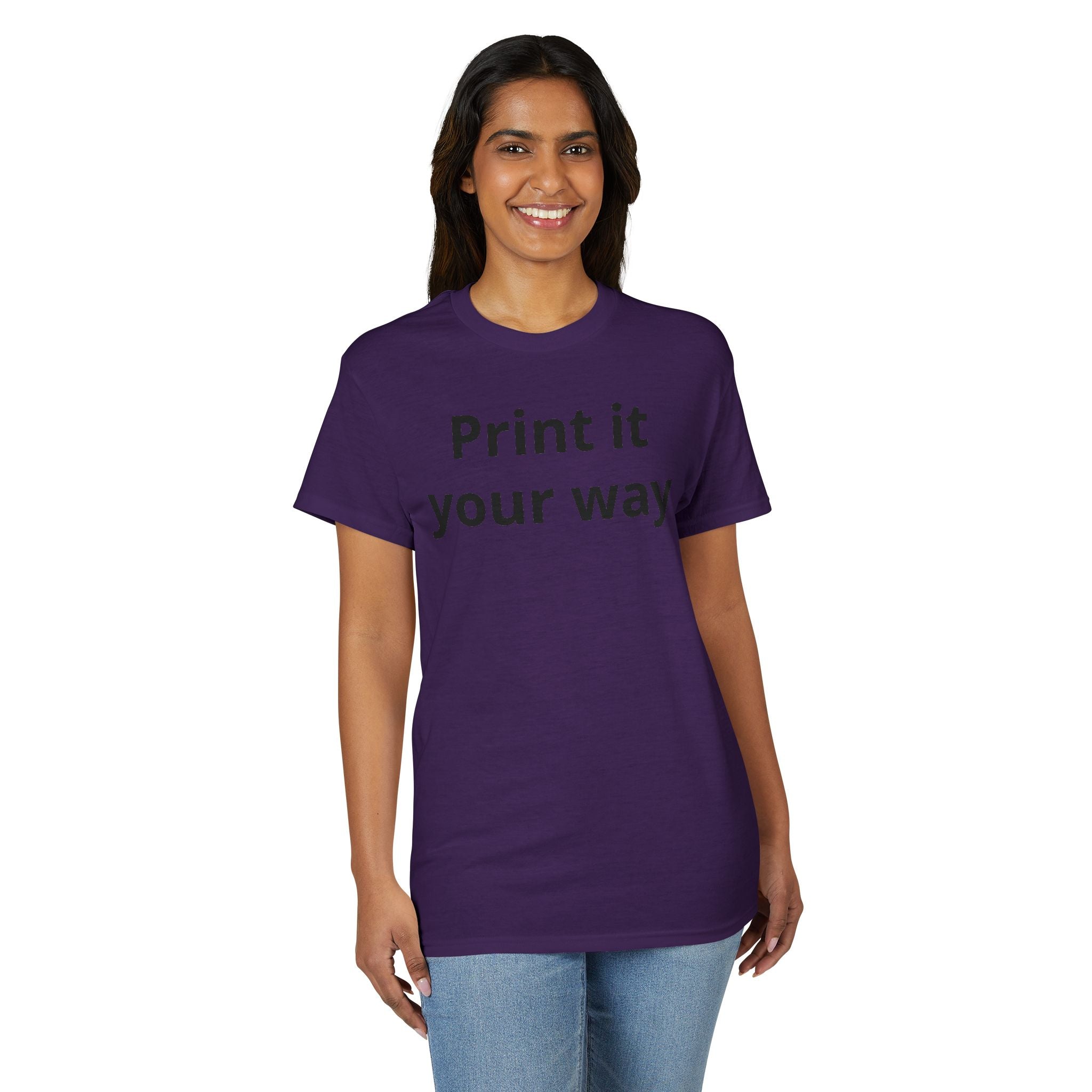 Custom Text DryBlend Tee