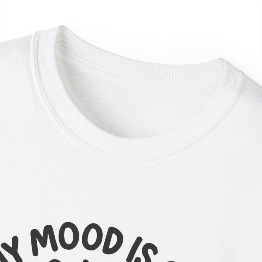 Funny Emoji T‑Shirt — "My Mood Is On 100% Today" Graphic Tee