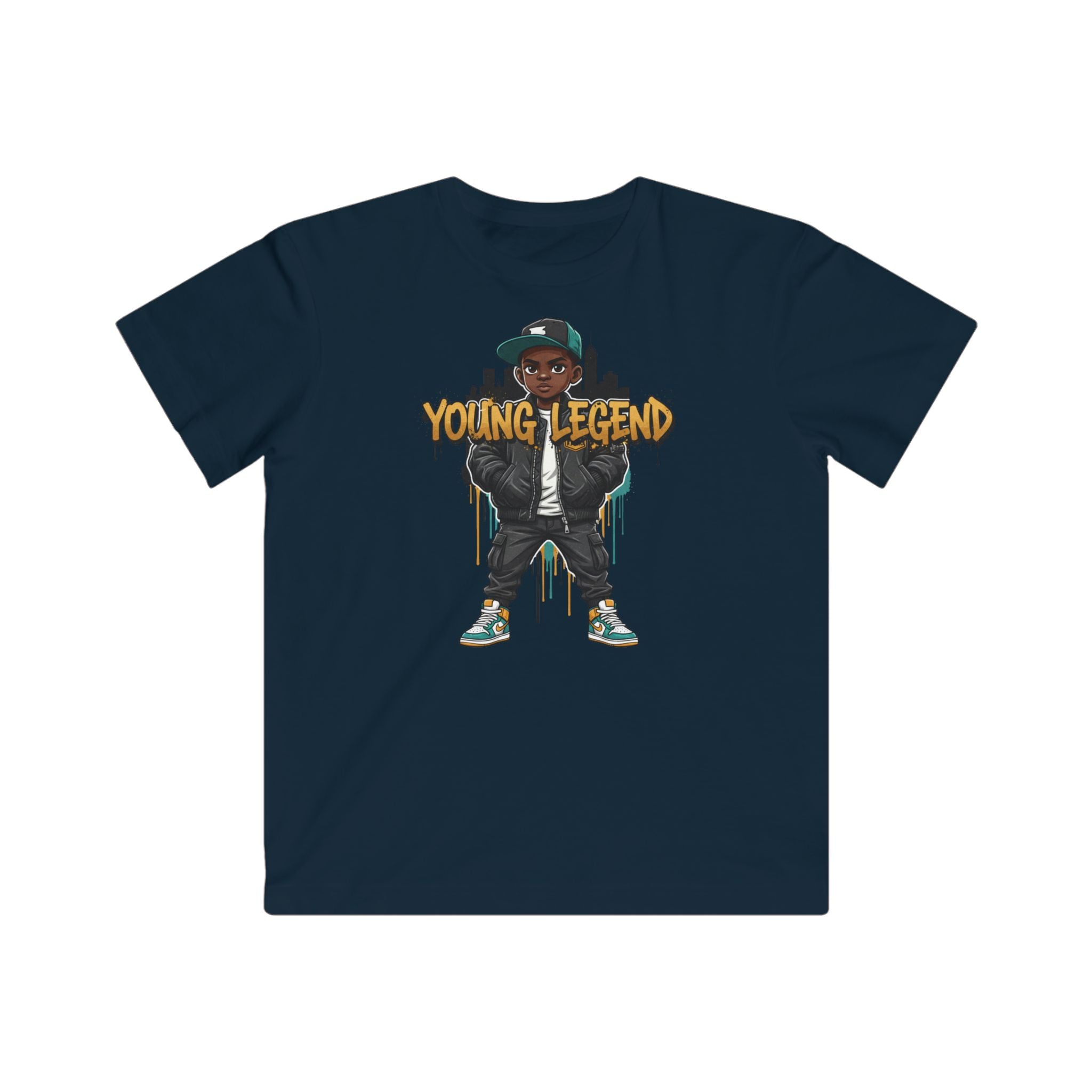 Kids "Young Legend" Graphic Tee — Urban Boy Streetwear