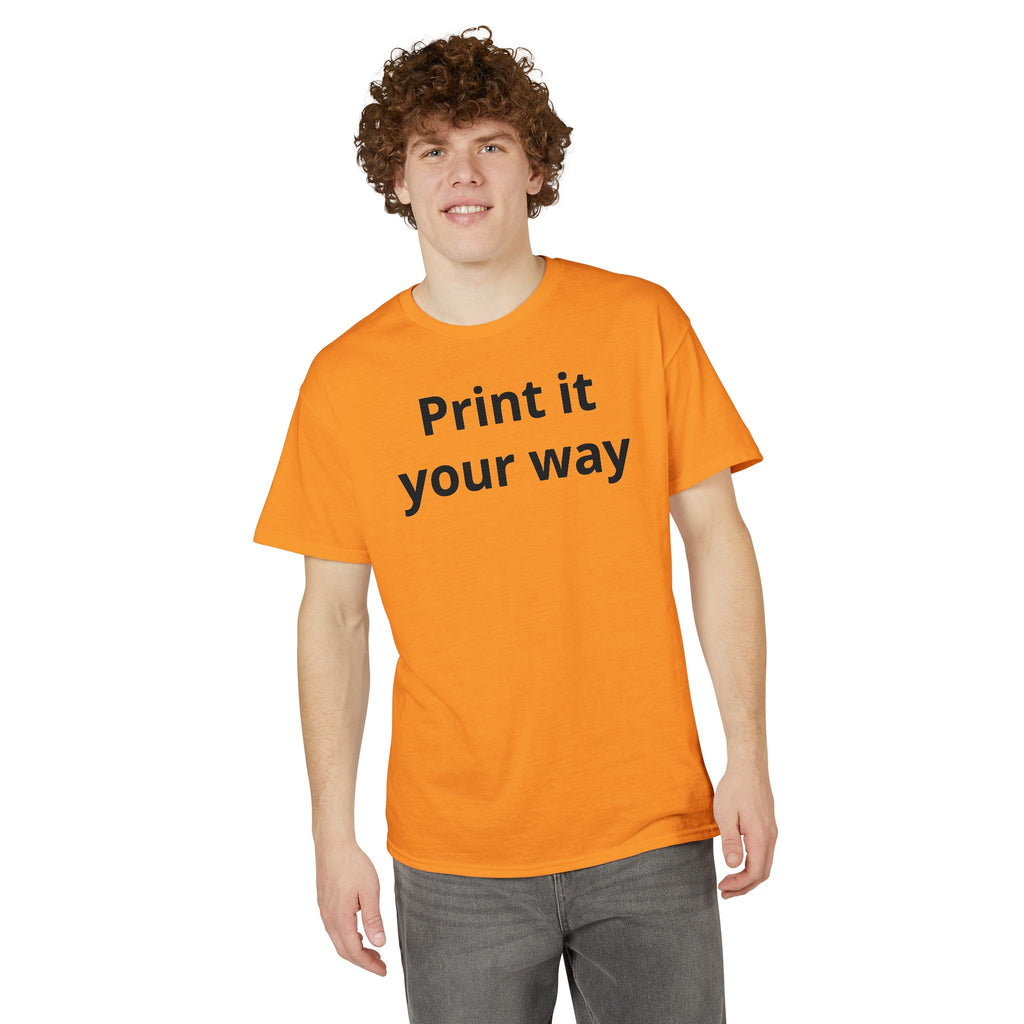 Custom Text DryBlend Tee