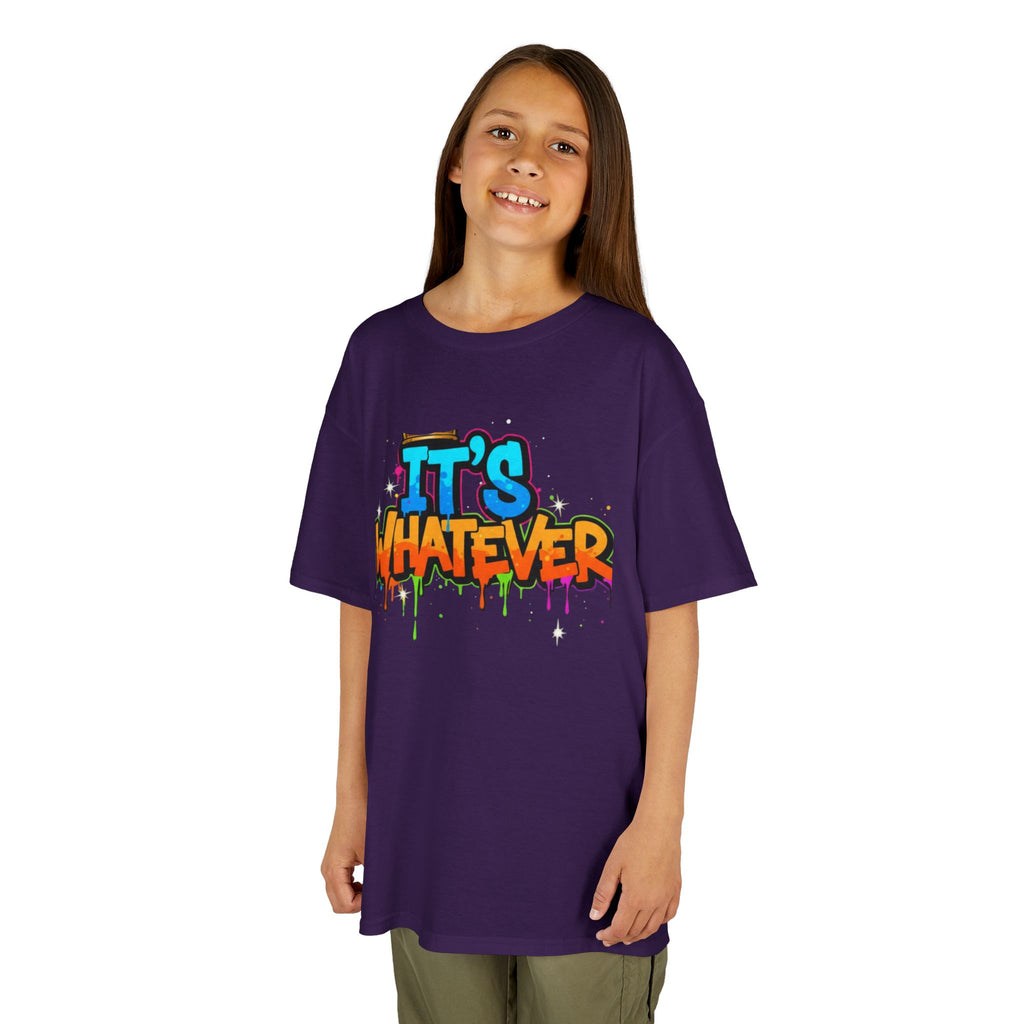 Color Drip Graffiti Kids Tee — Streetwear Graphic T-Shirt