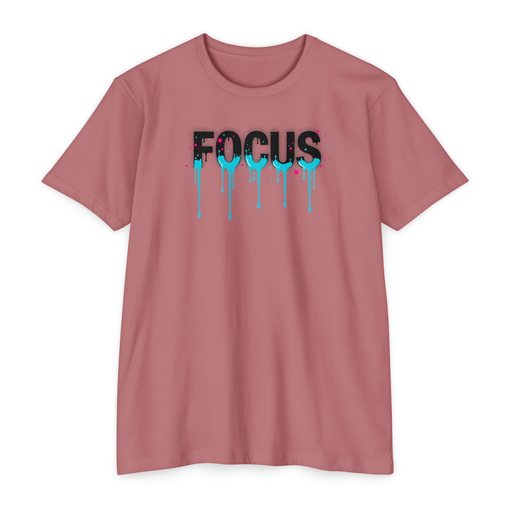 Focus Drip T-Shirt — Motivational Graffiti Graphic Tee