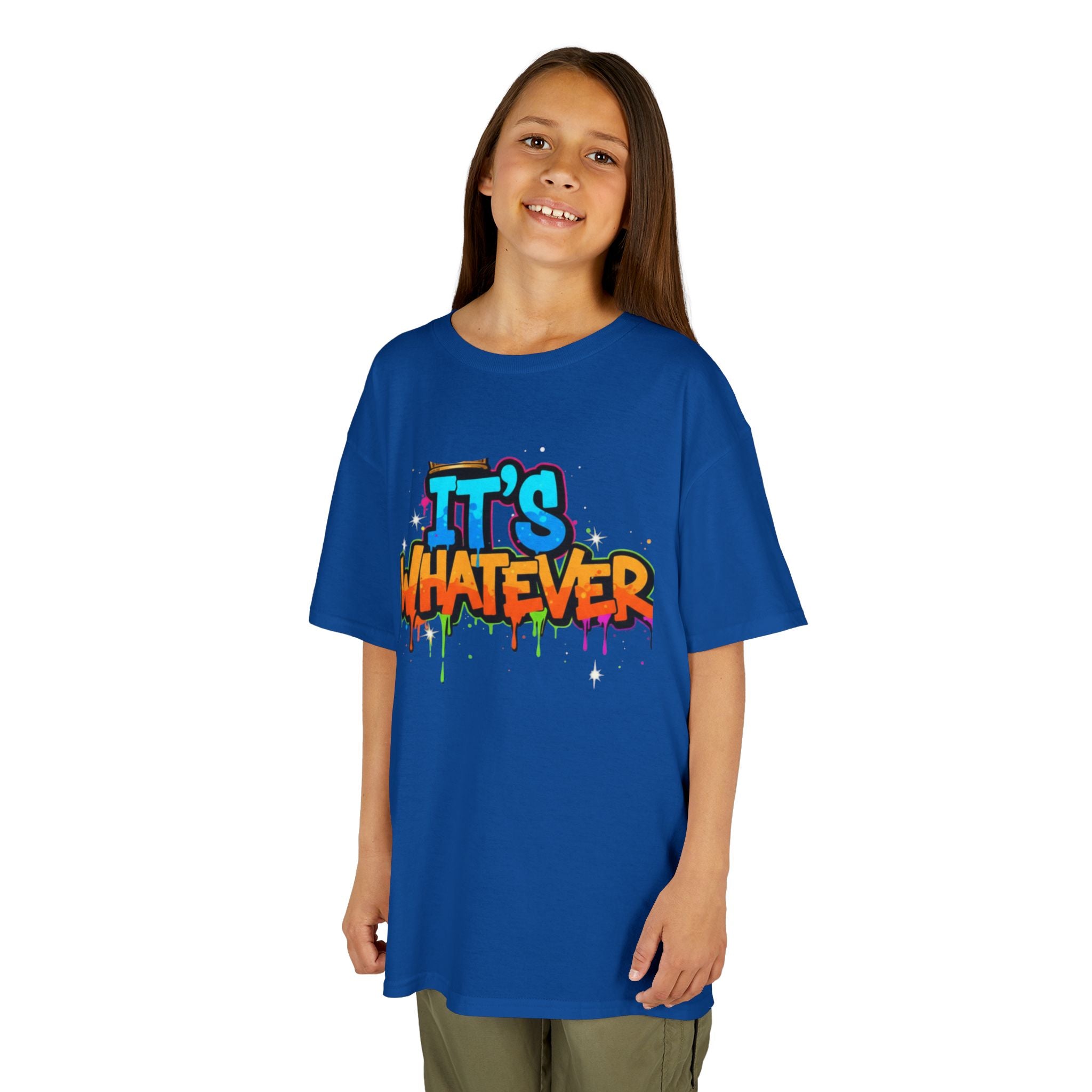 Color Drip Graffiti Kids Tee — Streetwear Graphic T-Shirt