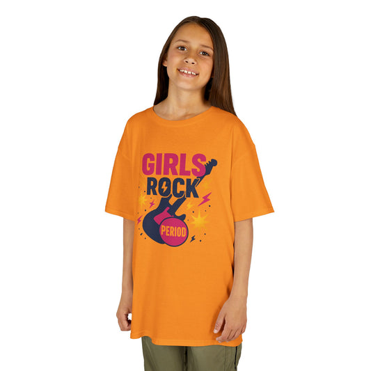 Girls Rock Period Kids Tee