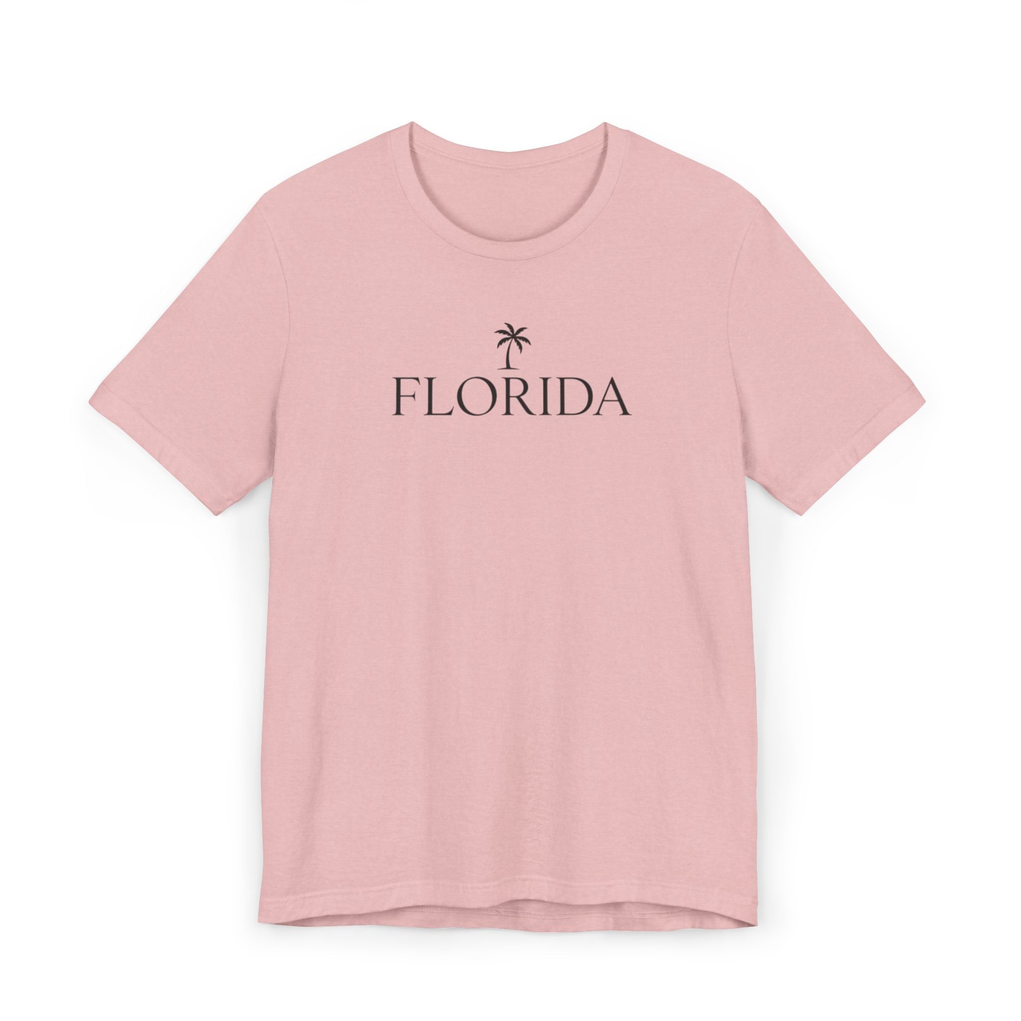 Florida Palm Tee — Minimal State Outline T-Shirt