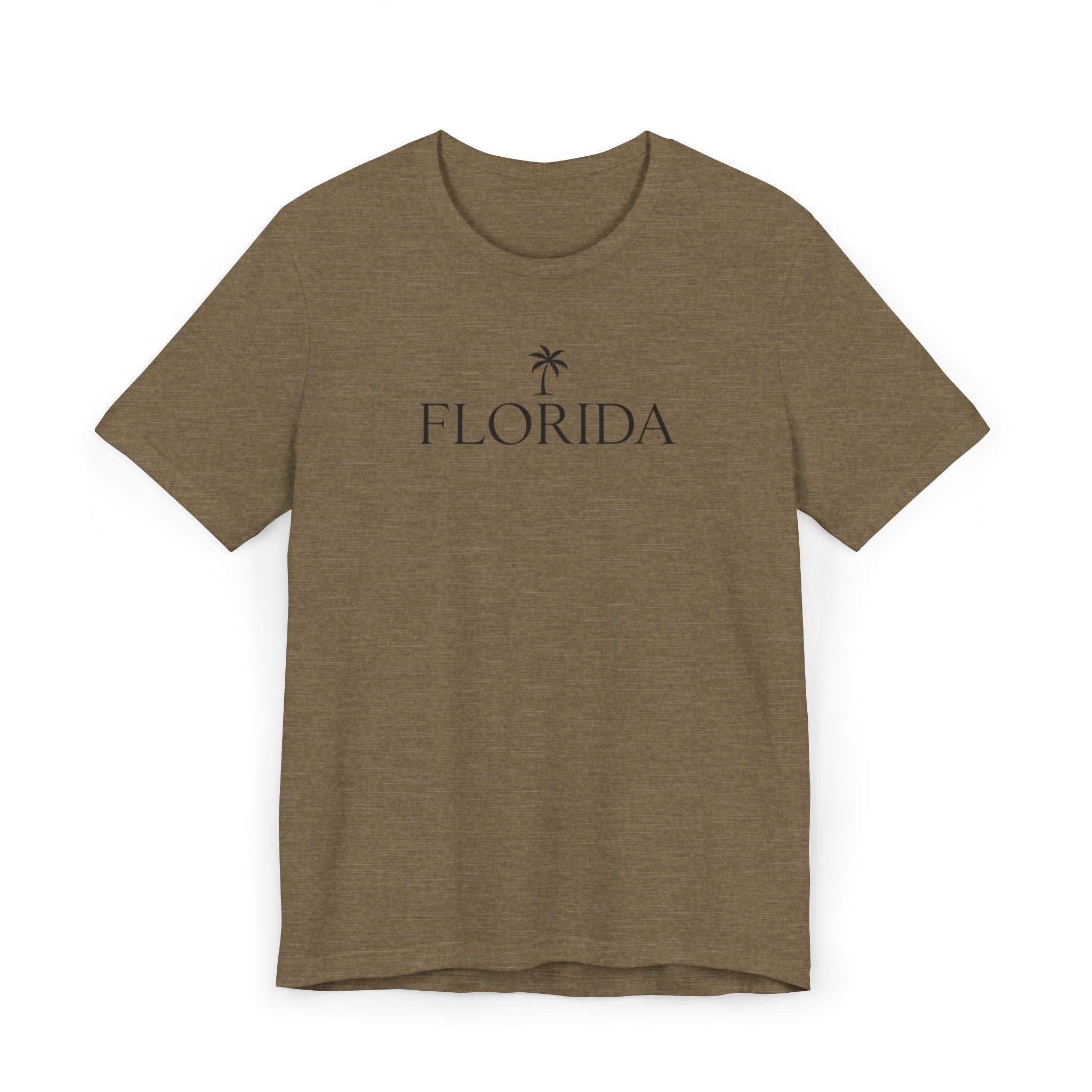 Florida Palm Tee — Minimal State Outline T-Shirt