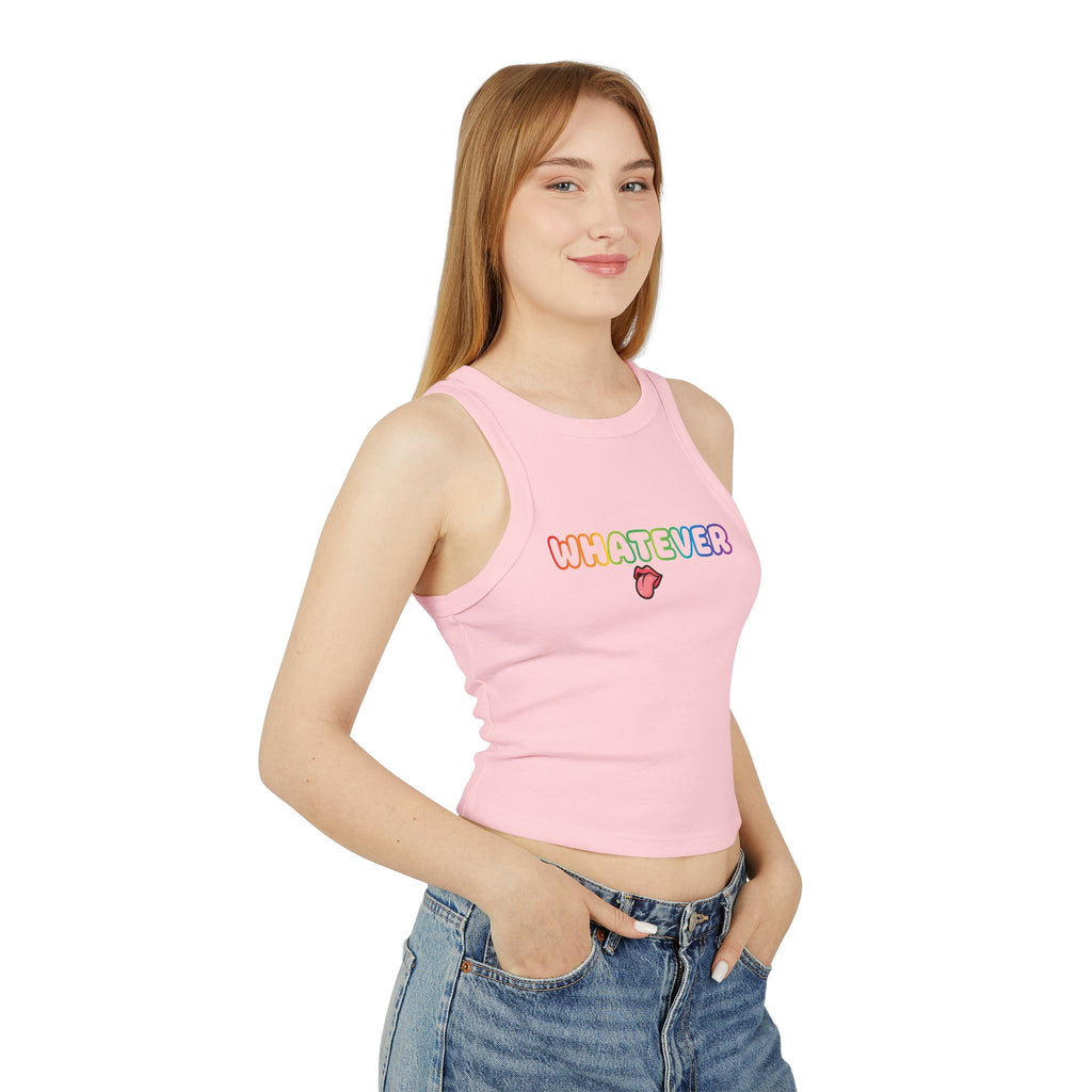 Women's Micro Rib Racer Tank