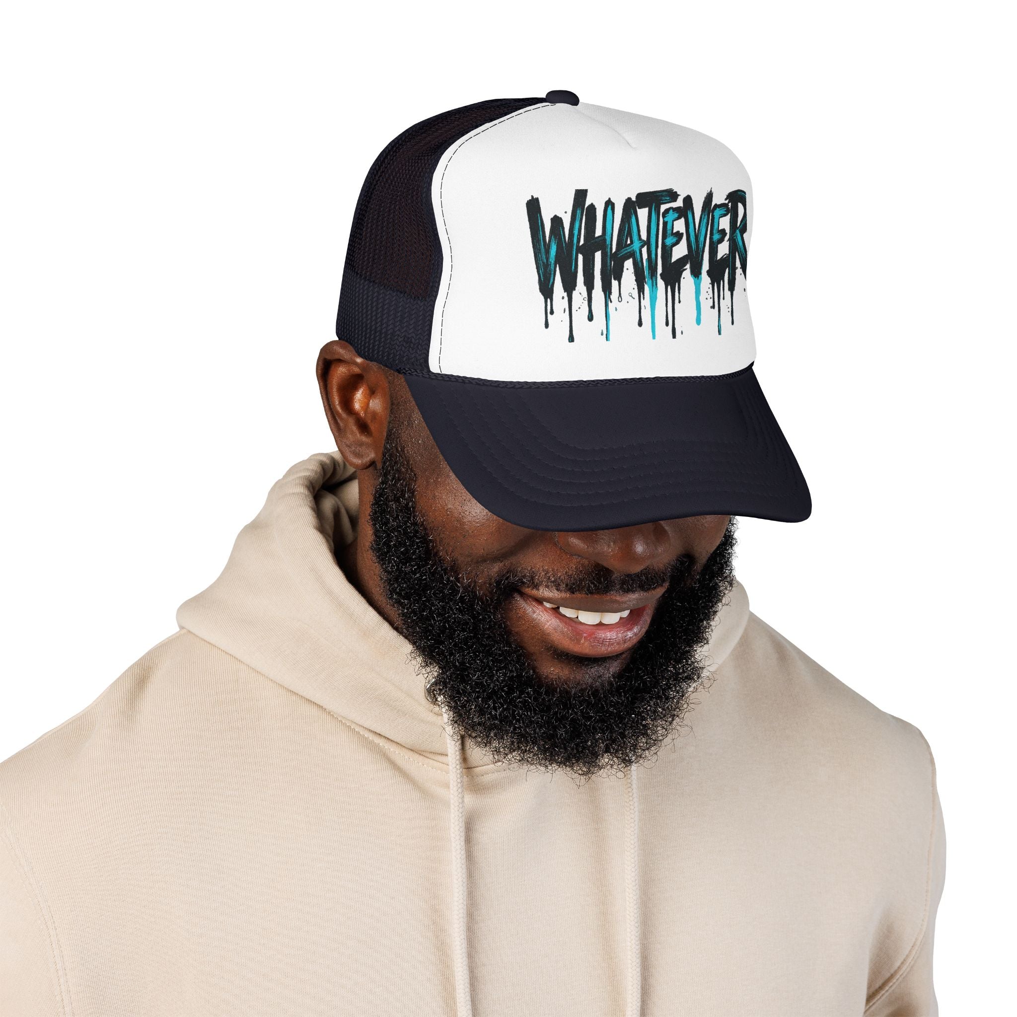 WHATEVER Drip Trucker Hat