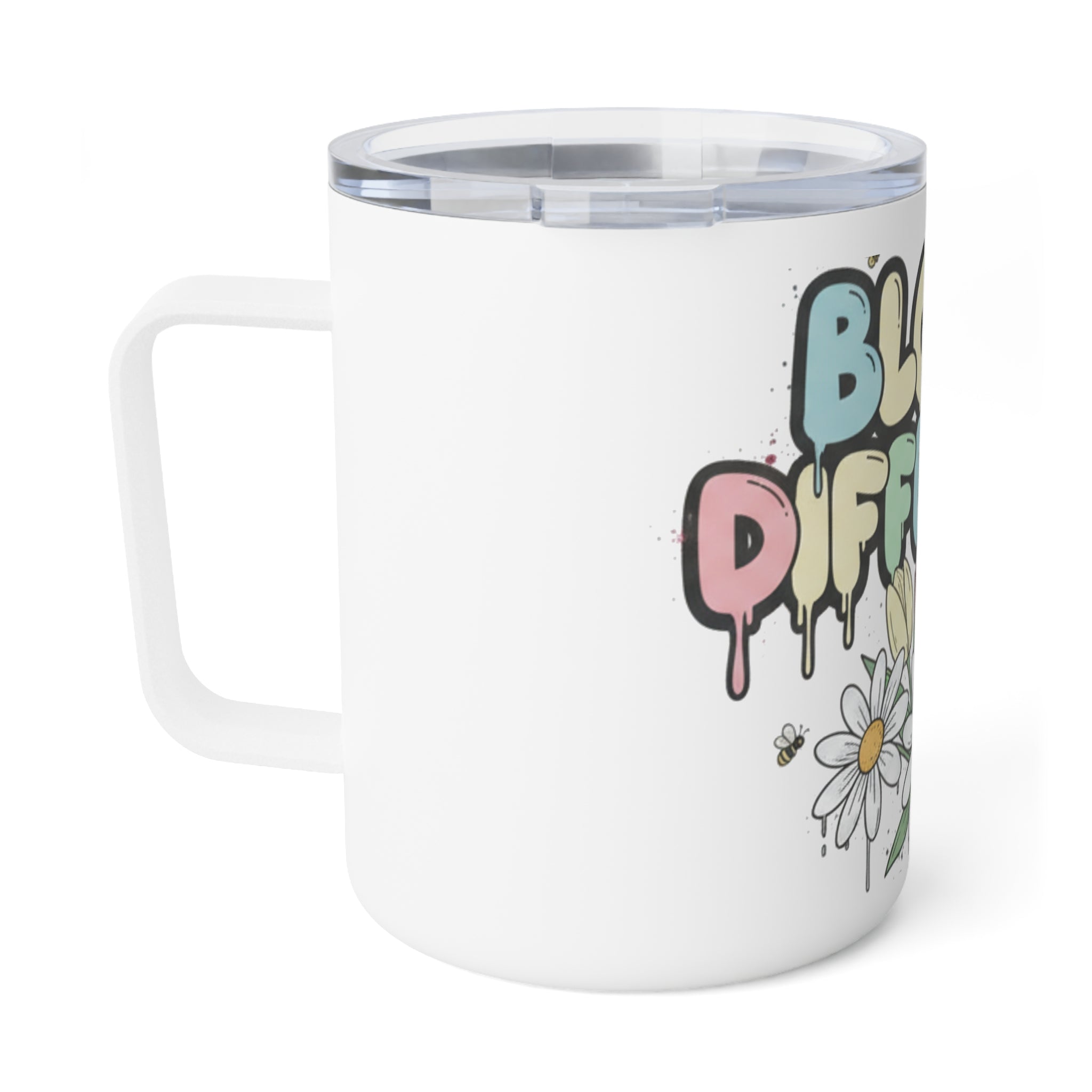 Bloom Different | 10oz Floral Drip Mug