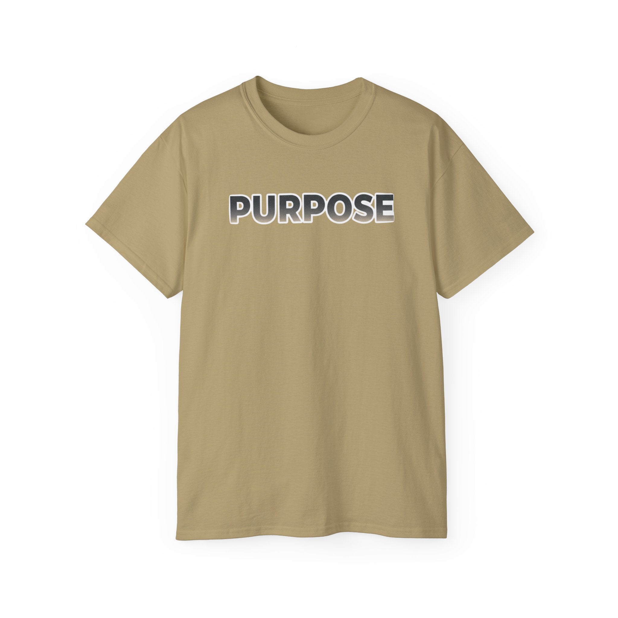 Purpose Front Synchronized Back Graphic Tee - Motivational Streetwear T-Shirt
