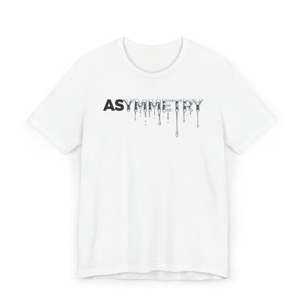 Asymmetry Drip Graphic T-Shirt