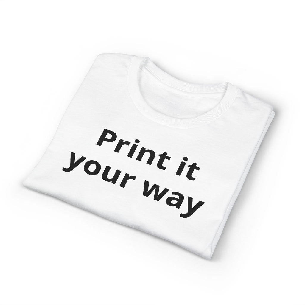 Custom Text DryBlend Tee