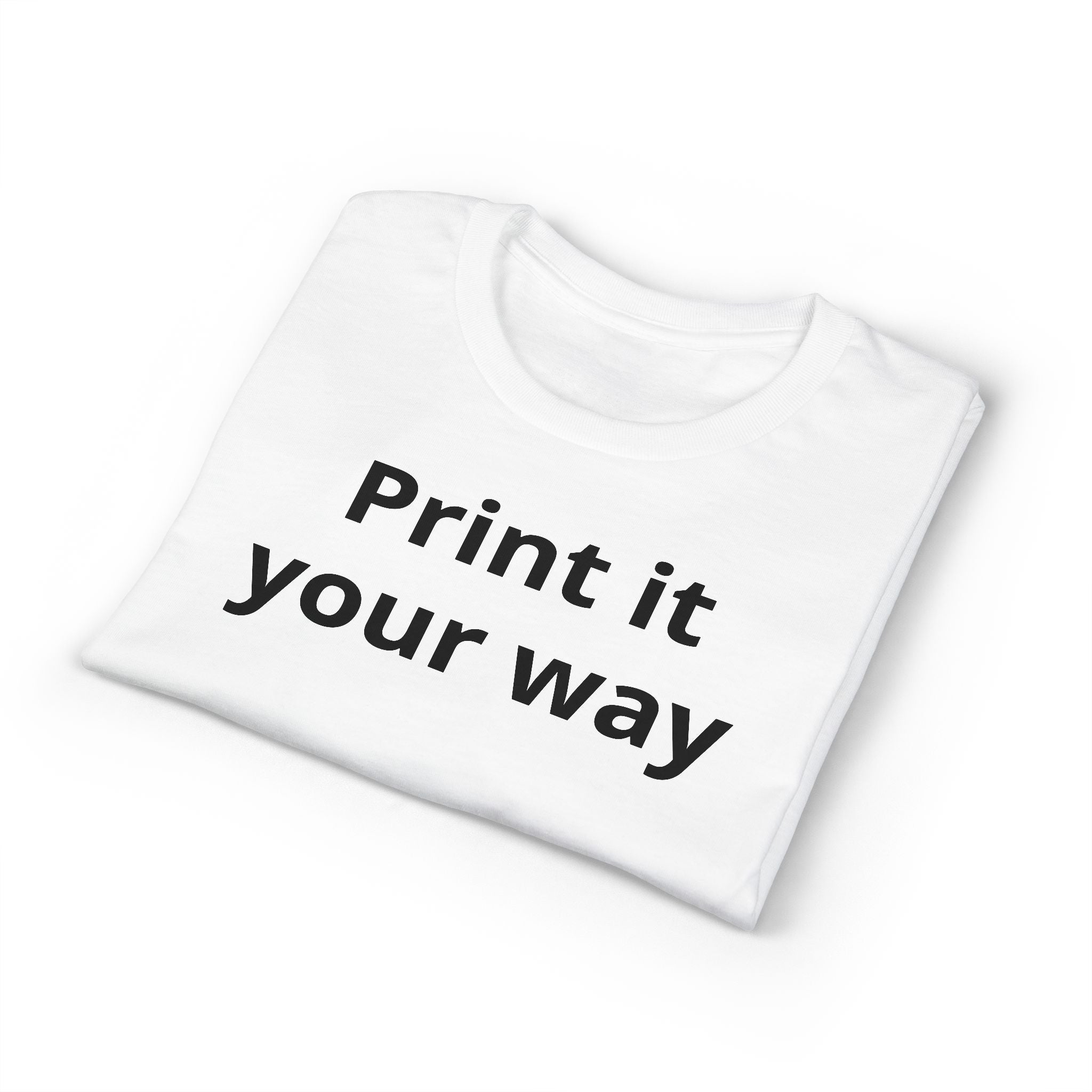 Custom Text DryBlend Tee