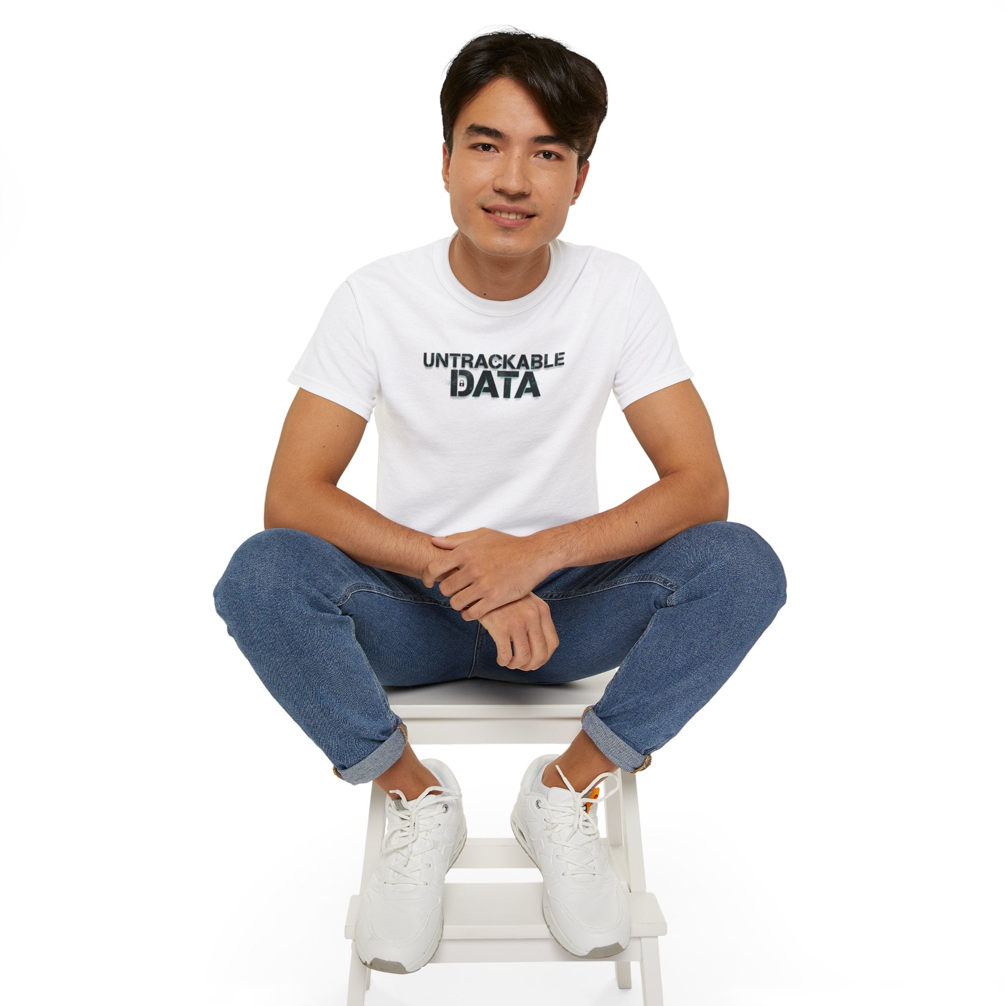 T-Shirt — "Untrackable Data" Tech Privacy Graphic Tee