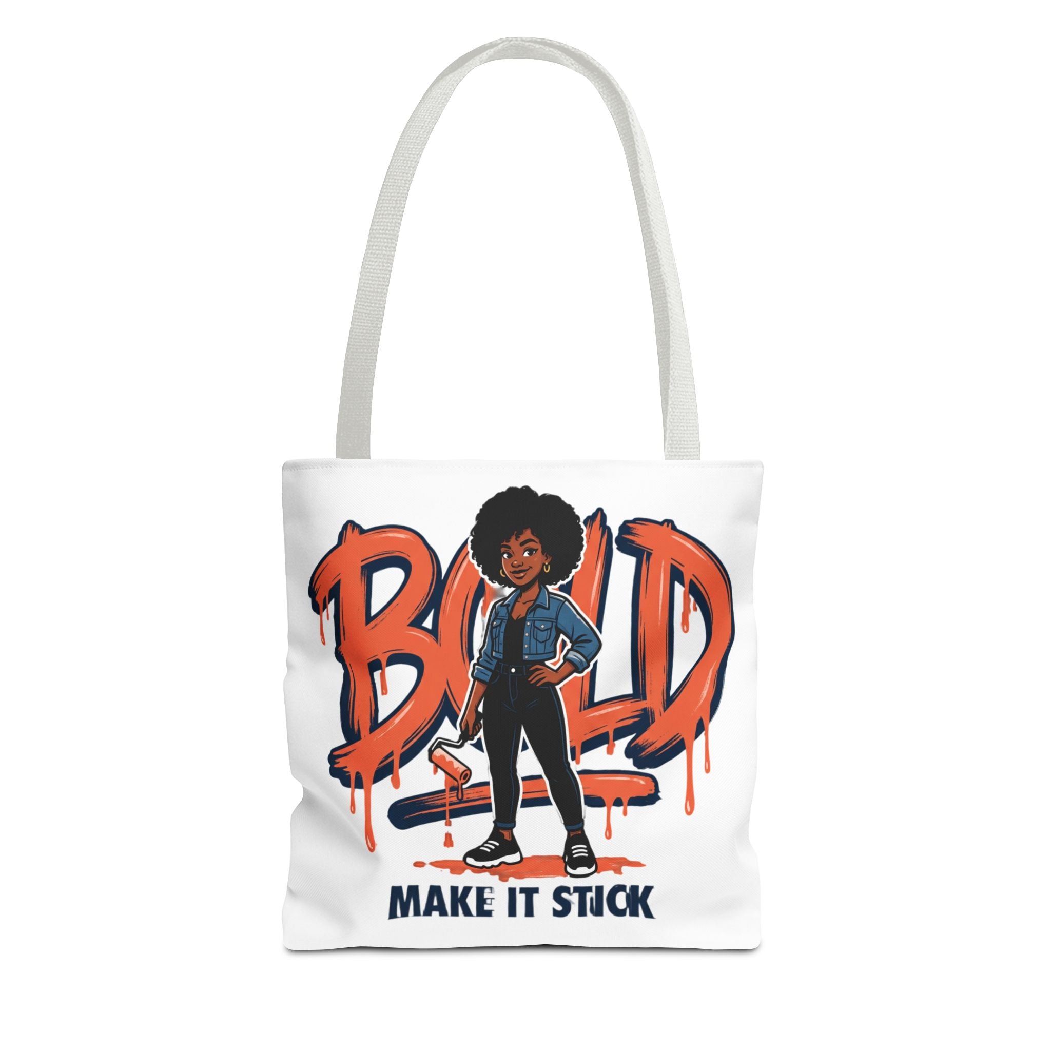 Bold Make It Stick Tote Bag