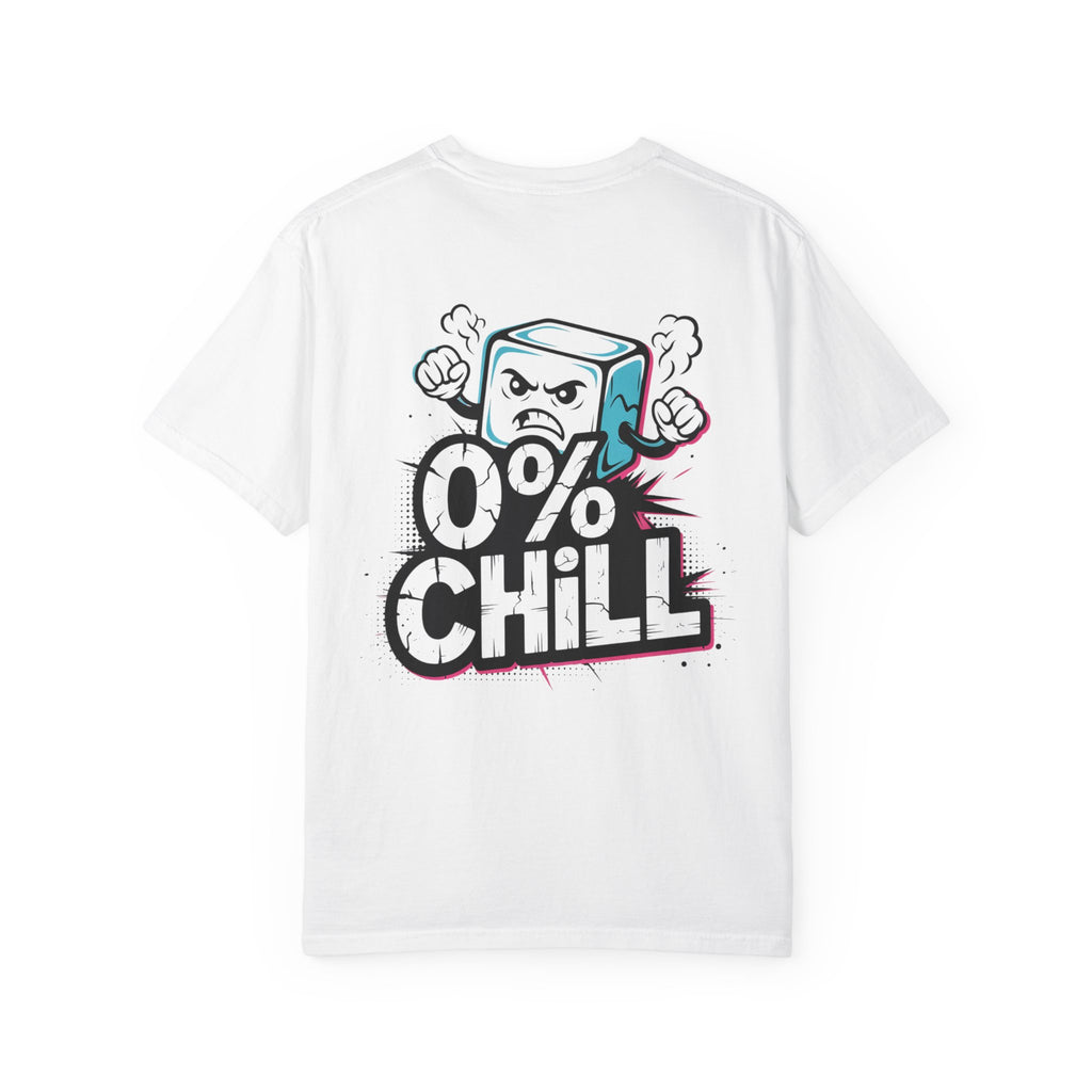 T-Shirt — '0% Chill' Angry Ice Cube Graphic Tee