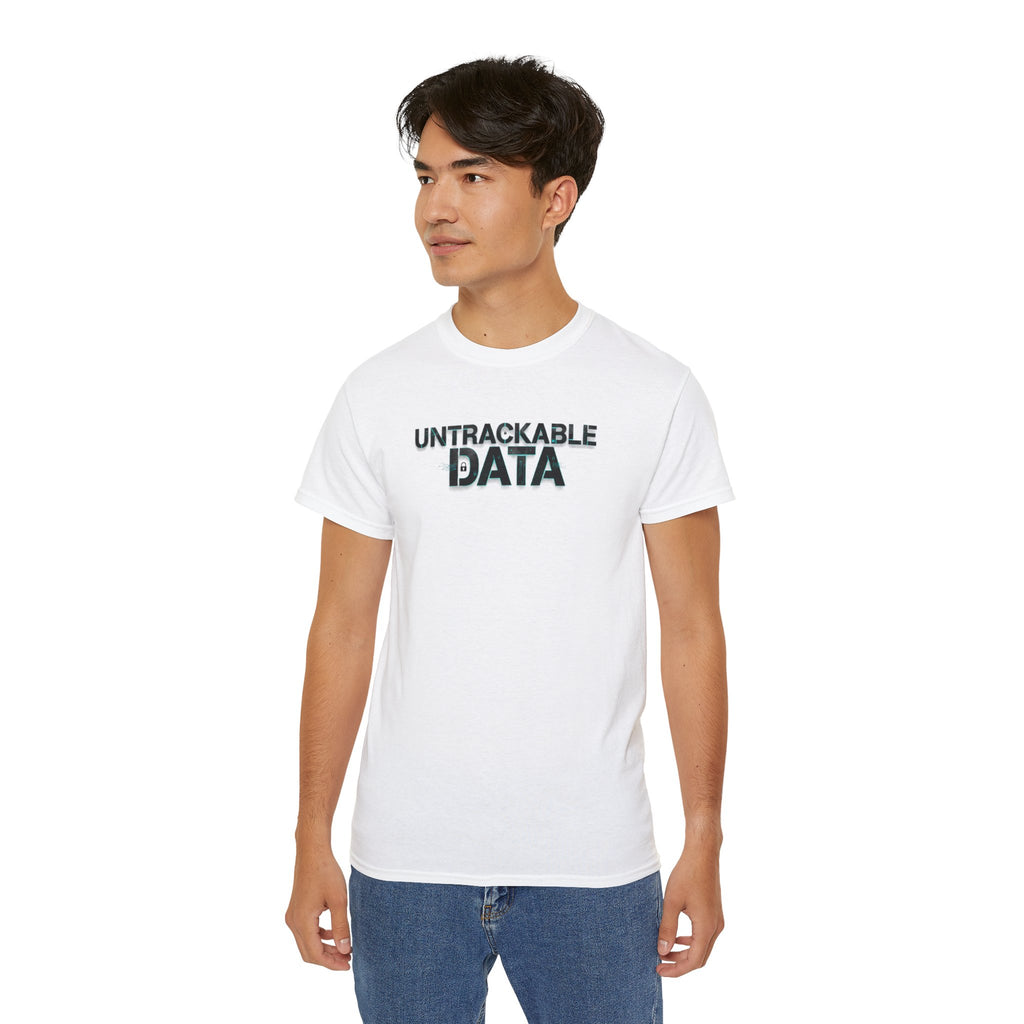 T-Shirt — "Untrackable Data" Tech Privacy Graphic Tee
