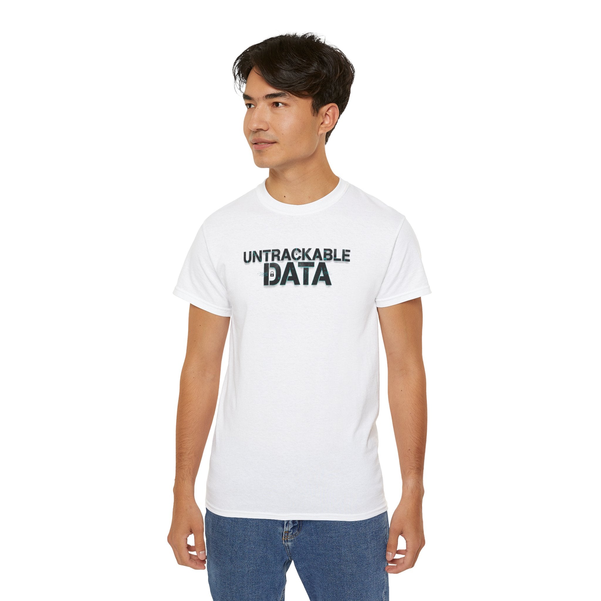 T-Shirt — "Untrackable Data" Tech Privacy Graphic Tee