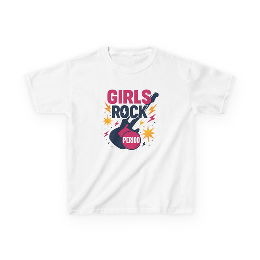 Girls Rock Period Kids Tee