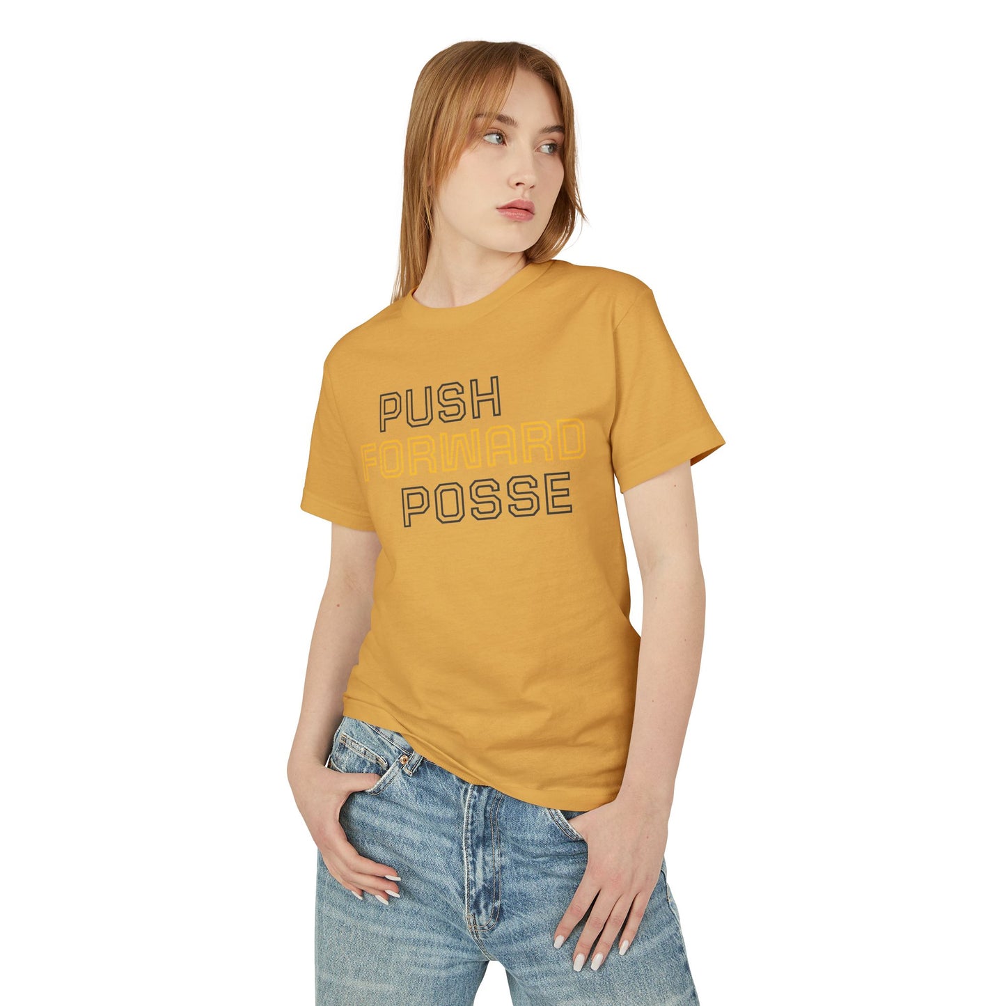 Push Forward Posse Tee - Unisex Heavyweight Cotton Shirt