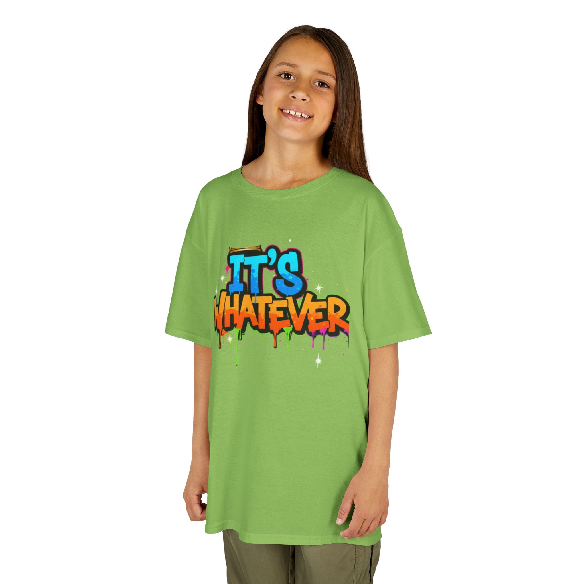 Color Drip Graffiti Kids Tee — Streetwear Graphic T-Shirt