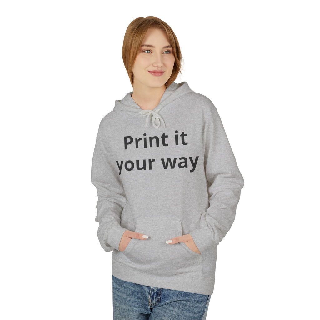 Customizable Midweight Hoodie
