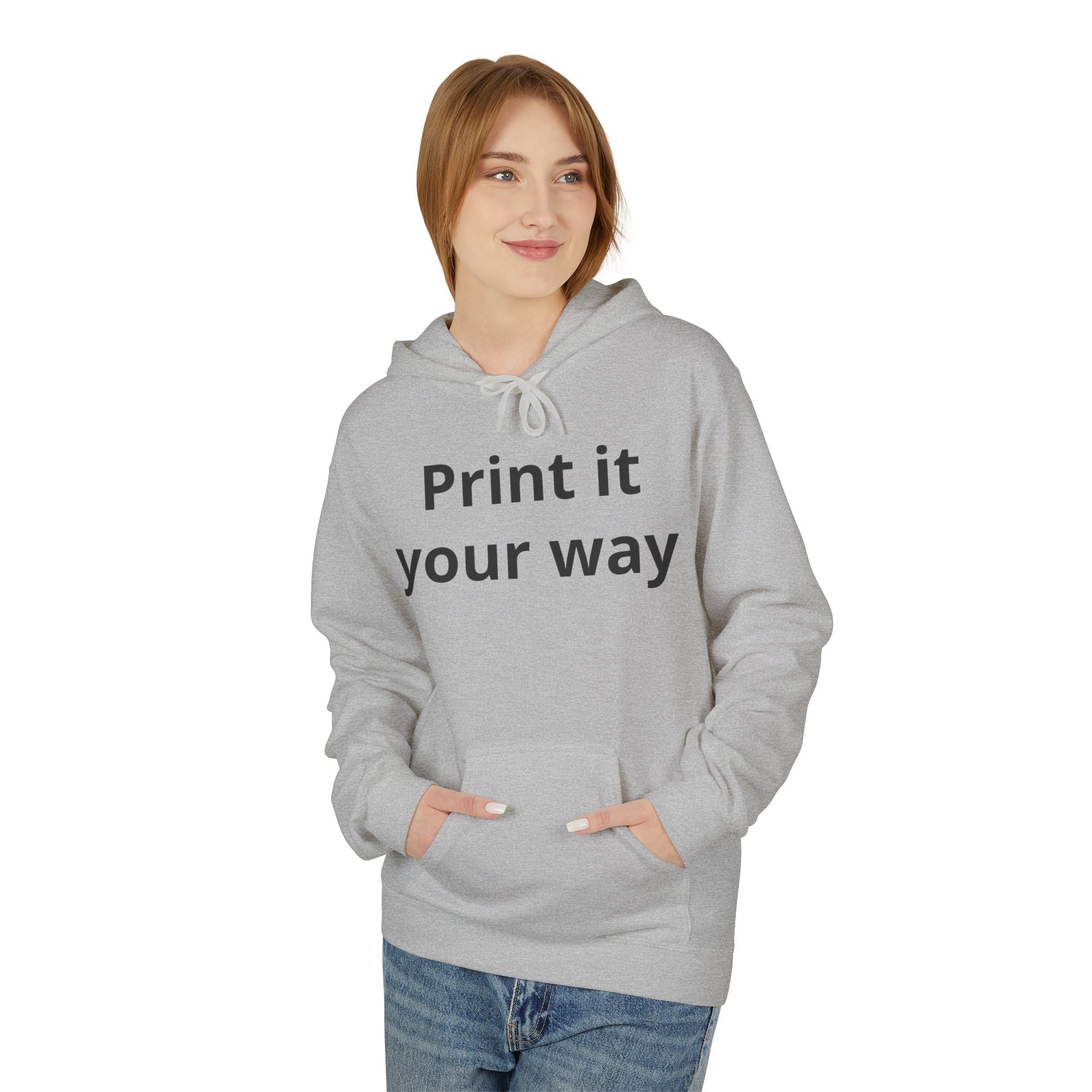 Customizable Midweight Hoodie