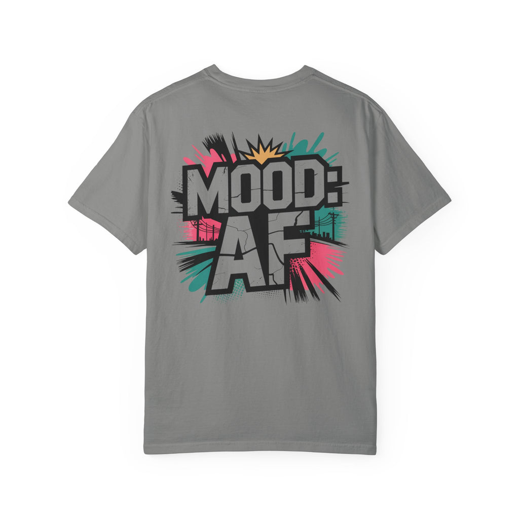 MOOD AF Graphic Tee — Bold Retro Pop-Art Unisex T-Shirt