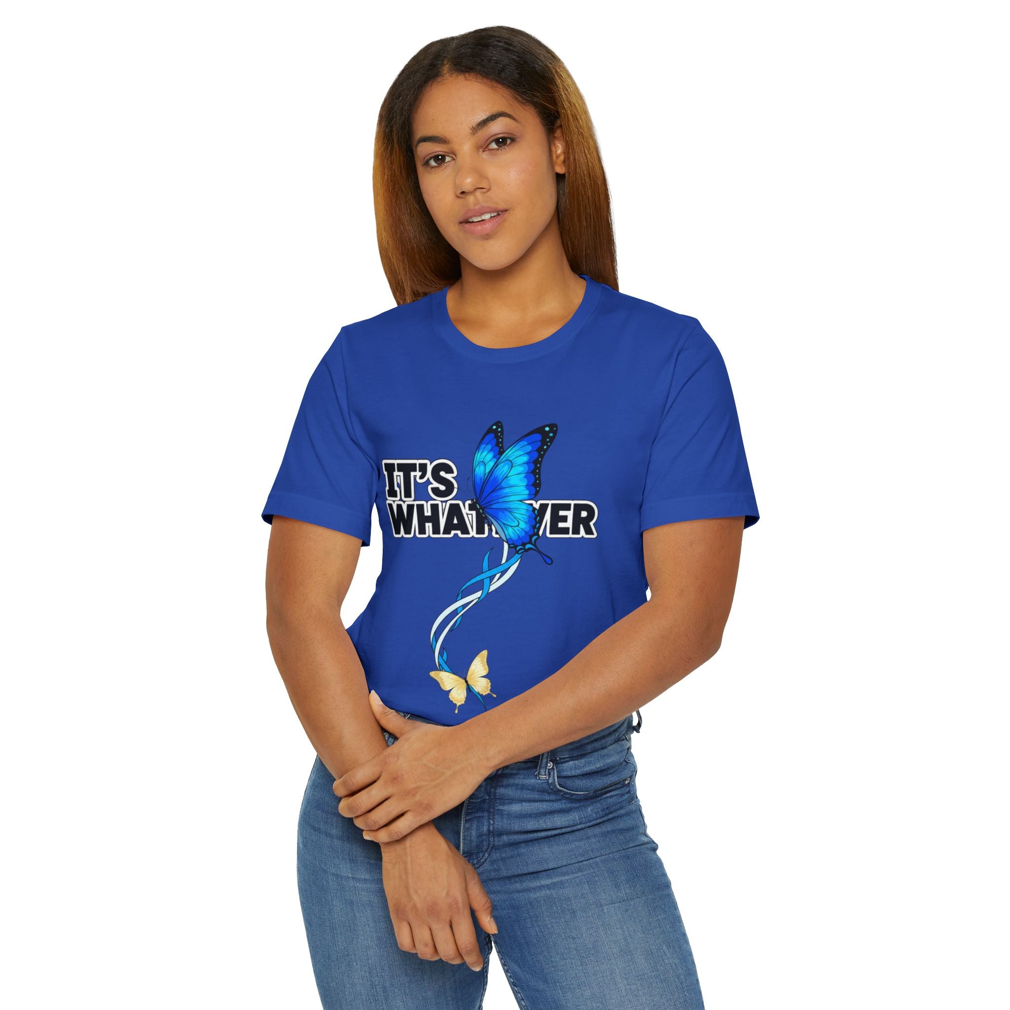 It's Whatever Blue Butterfly Tee