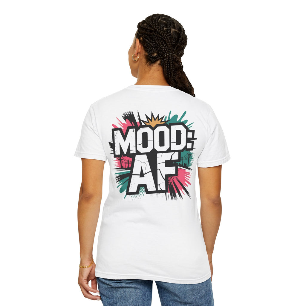 MOOD AF Graphic Tee — Bold Retro Pop-Art Unisex T-Shirt