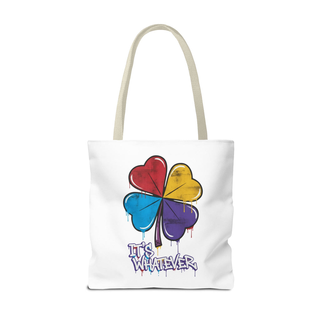 Rainbow Drip Graphic Tote Bag