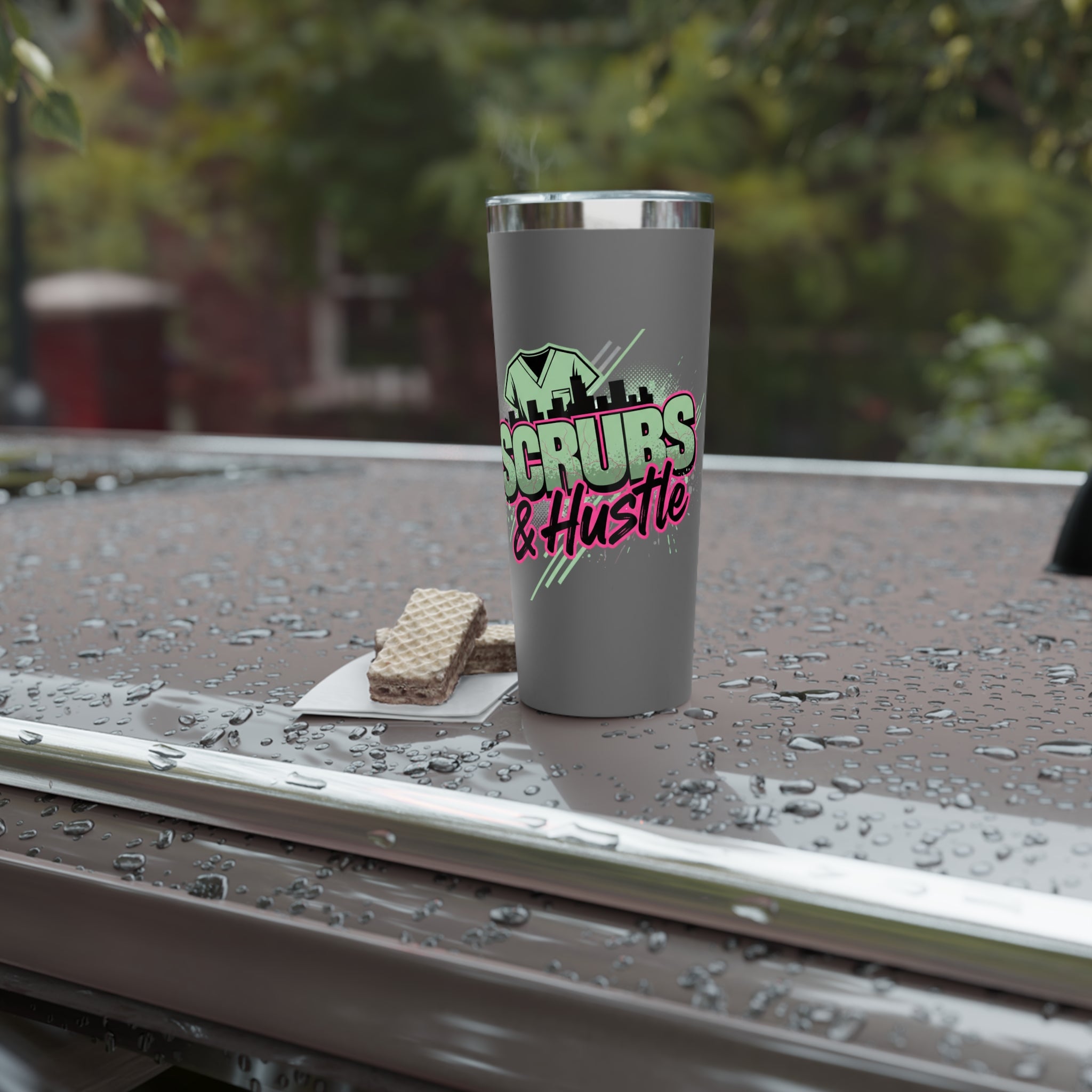 Scrubs & Hustle 22oz Insulated Tumbler – Medical Nurse Coffee Travel Mug