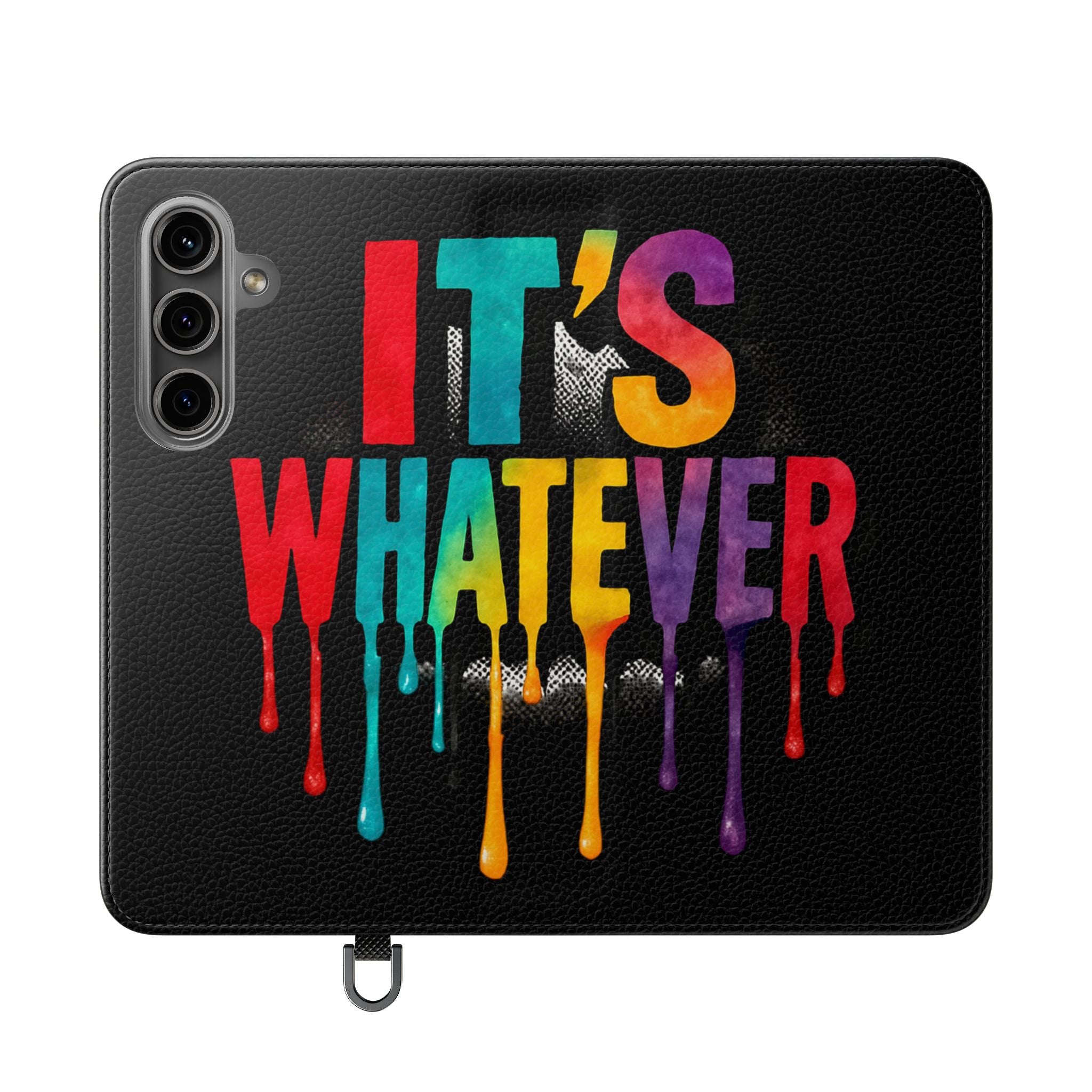 Rainbow Drip Flip Case